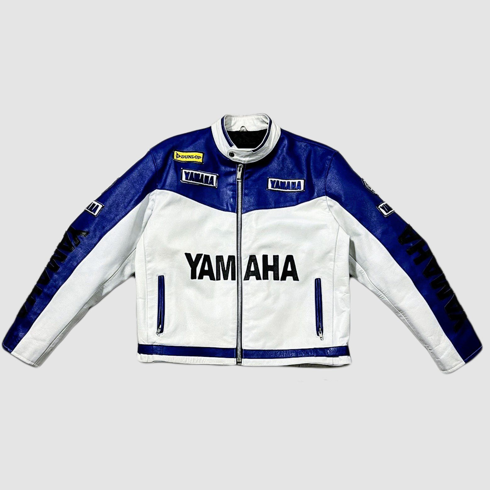 Yamaha YAMAHA Biker Leather Jacket Racing STREETWEAR Size US XL / EU 56 / 4 - 3 Thumbnail