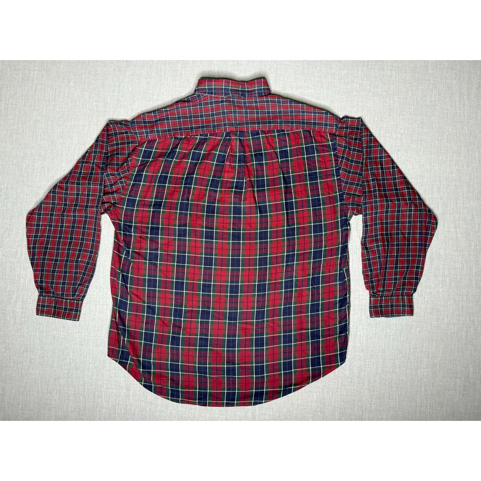 Tommy Hilfiger × Vintage Vintage Tommy Hilfiger Plaid Button Down Dress Shirt Large Size US L / EU 52-54 / 3 - 2 Thumbnail
