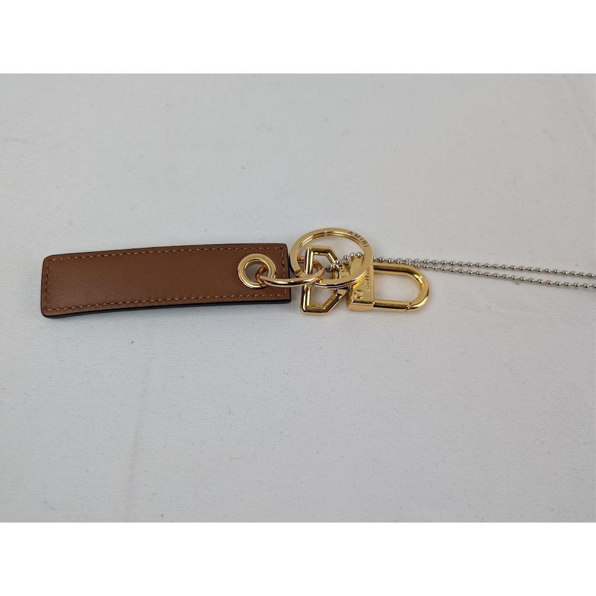 Amiri o1rshd1 Q:3 / Size: OS / Nappa Tao Keychain in Brown Size ONE SIZE - 3 Thumbnail