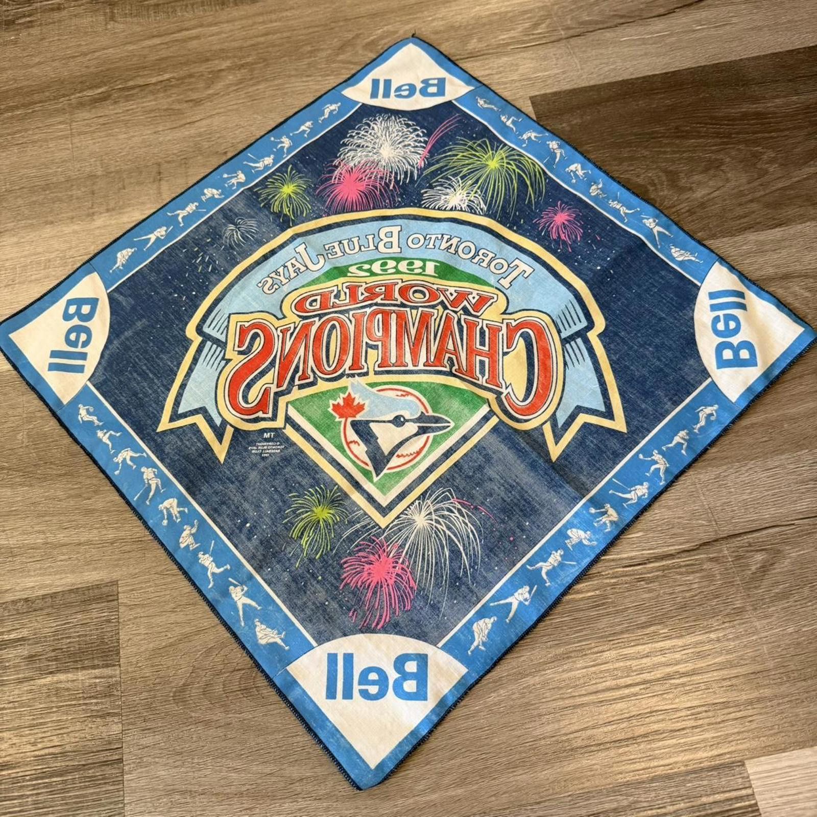 Other Vintage Toronto blue jays 1992 world champions bandana 1993 Size ONE SIZE - 5 Thumbnail