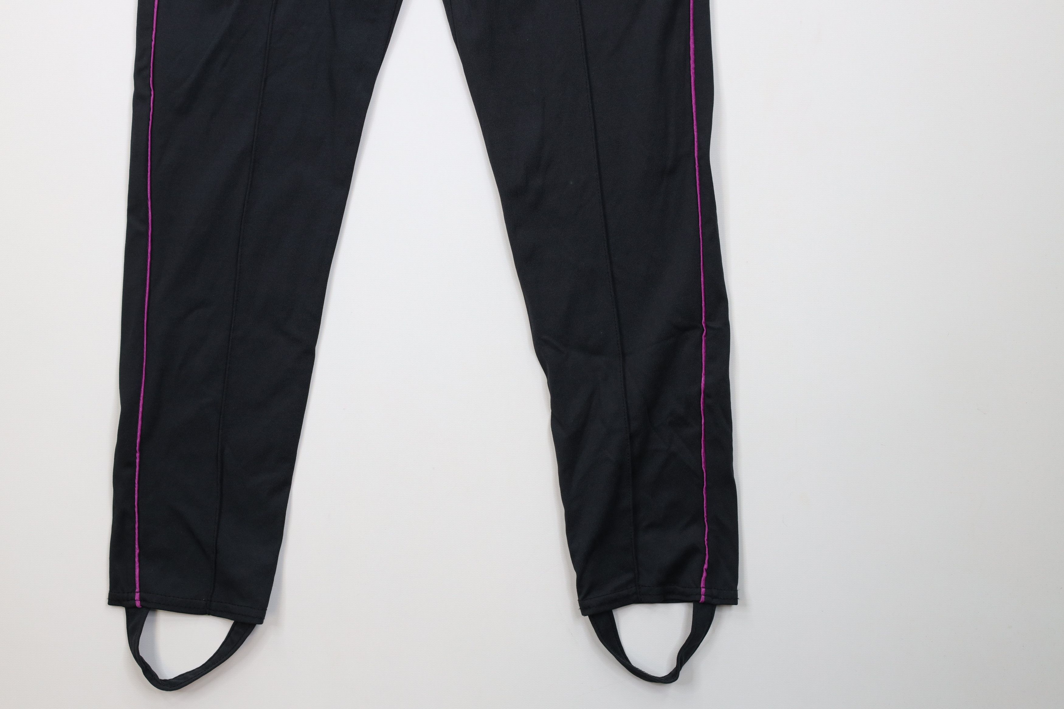 Nike Vintage 80s 90s Nike Box Logo Stirrup Leggings Pants USA Size 26" / US 2 / IT 38 - 4 Thumbnail
