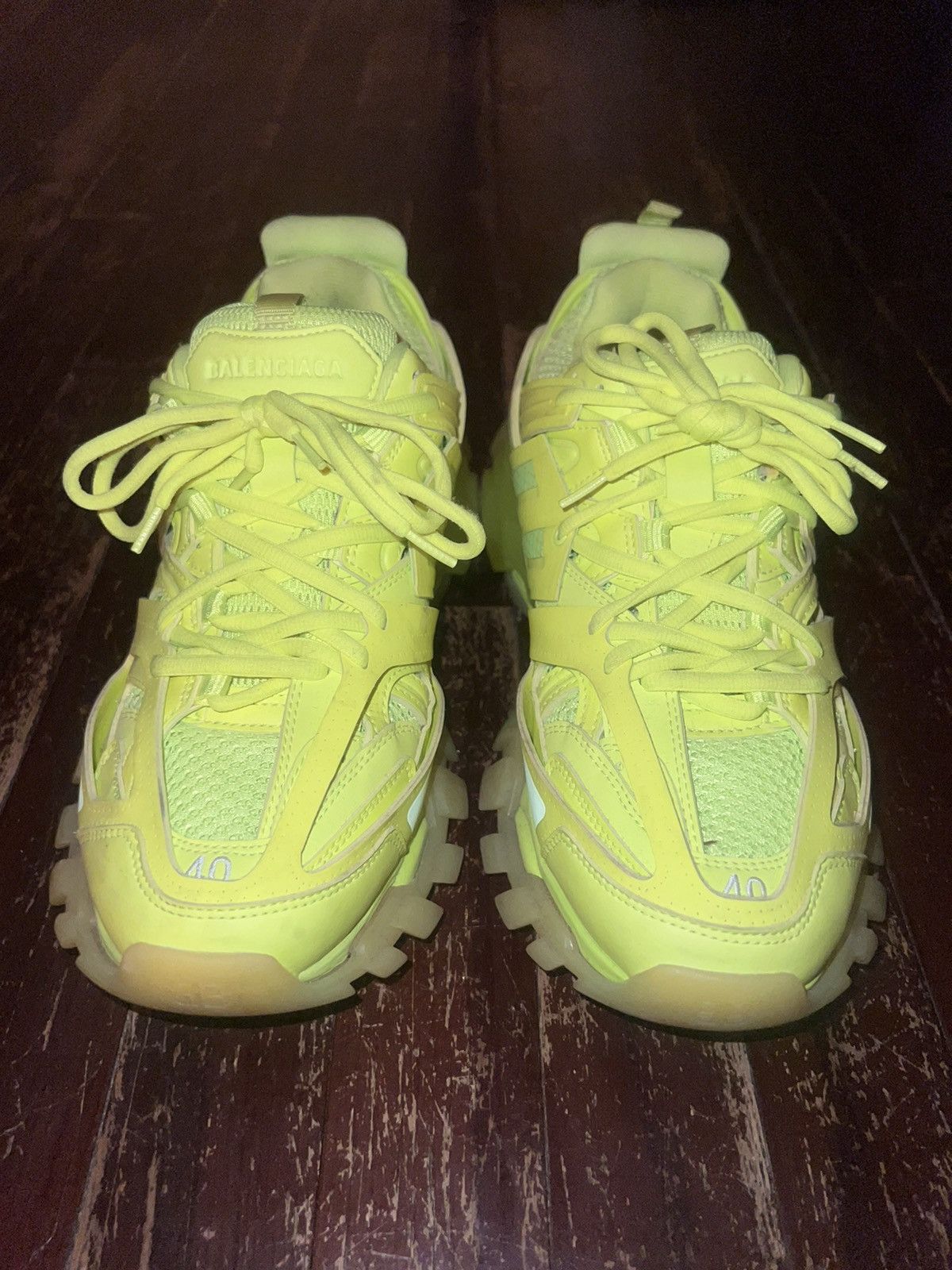 Balenciaga Balenciaga Track Sneaker ‘Clear Sole - Fluo’ Size US 7 / EU 40 - 4 Thumbnail