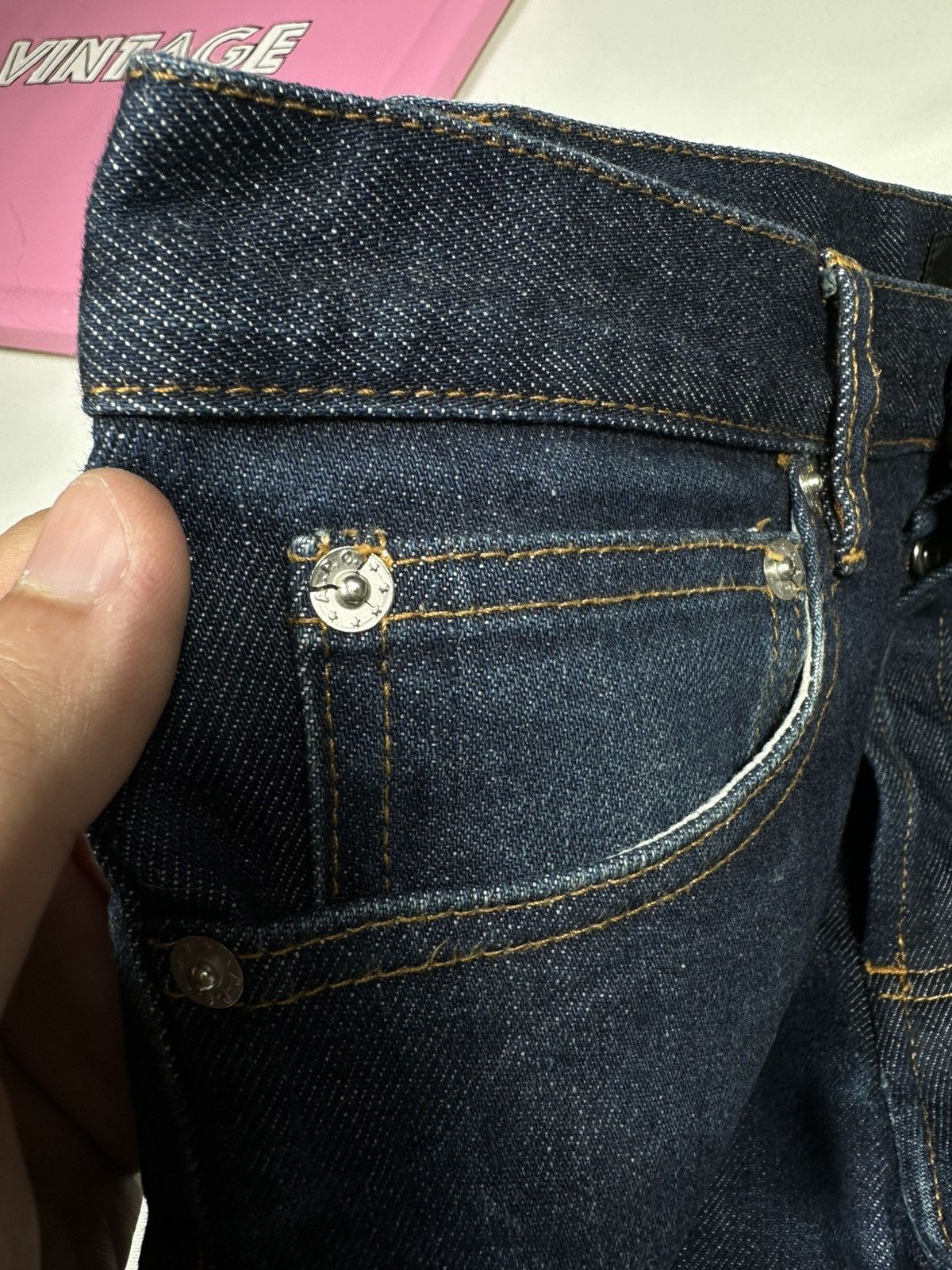 A.P.C. APC Jeans Pants Petit New Standard Classic Basic Denim Size 27" / US 4 / IT 40 - 8 Thumbnail