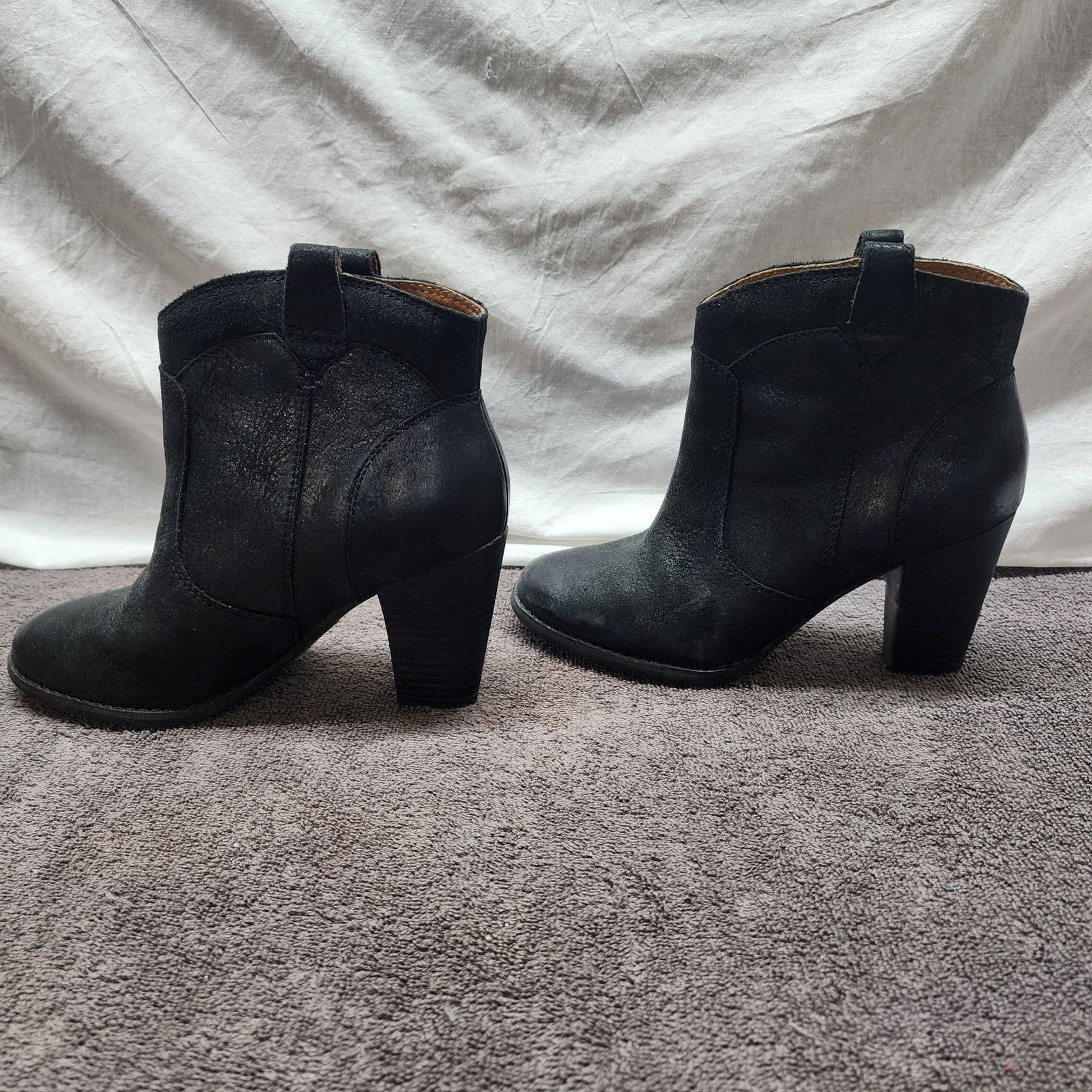 Clarks Clarks boots booties black suede women size excellent 5M Size US 5 / IT 35 - 1 Thumbnail