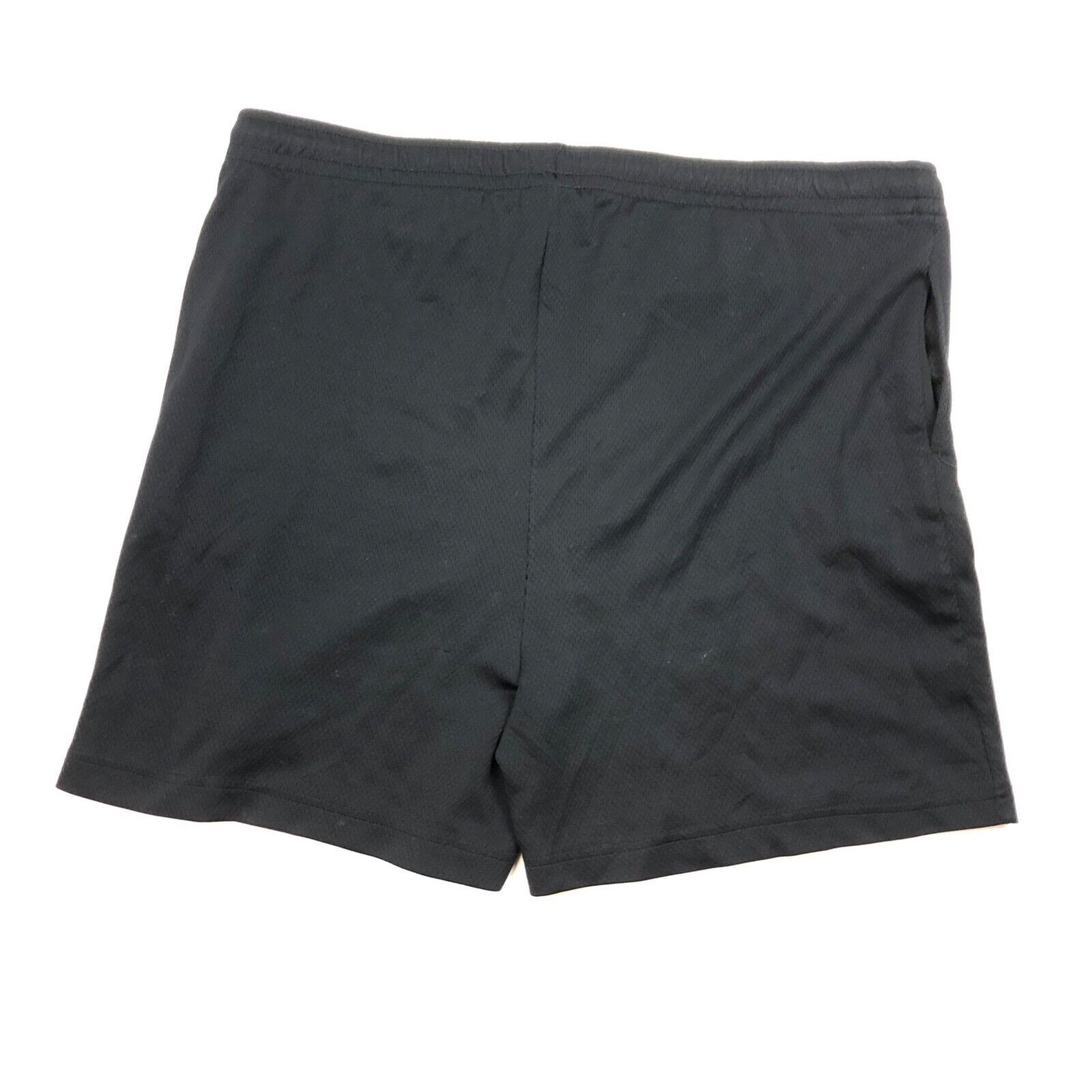 NBA × Vintage Los Angeles Lakers Boys Shorts Size Large L 14/16 Black NBA Size 29" - 5 Thumbnail