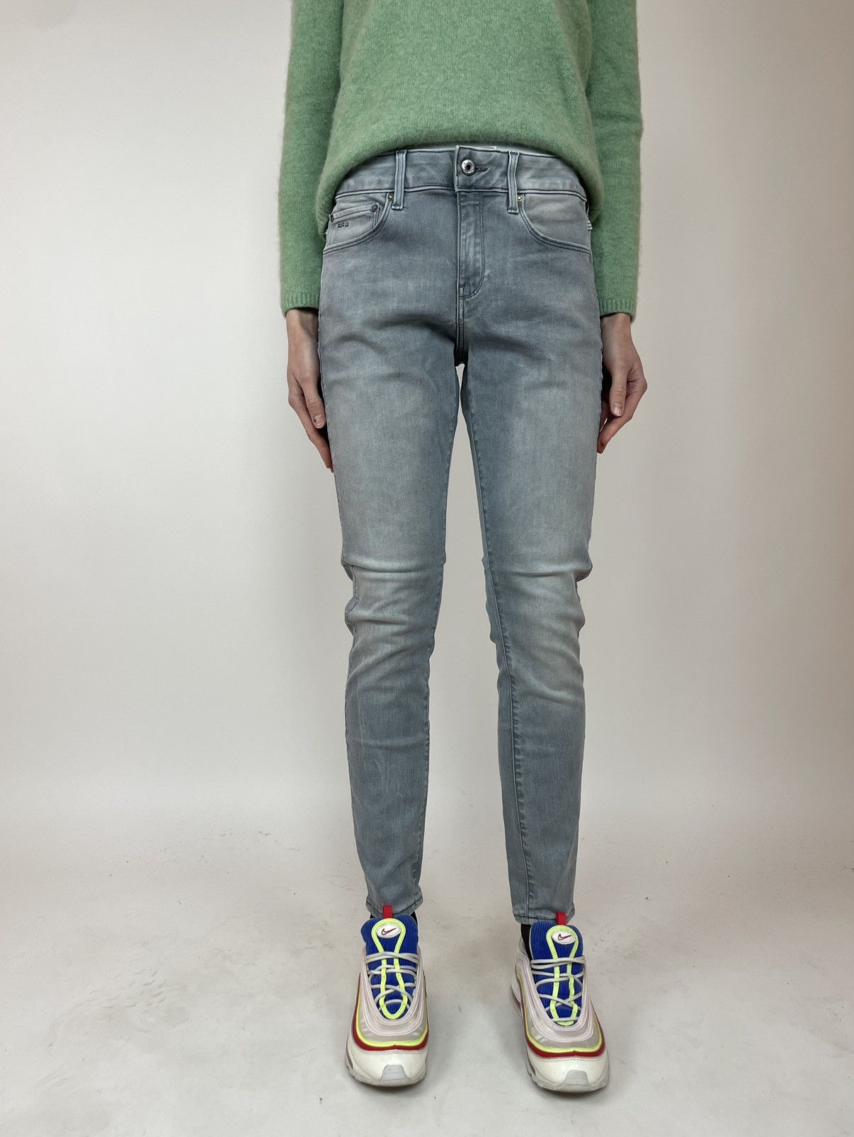 Other G-star RAW 3301 MID Skinny WMN Womens biker jeans size W30 Size 30" / US 8 / IT 44 - 2 Thumbnail