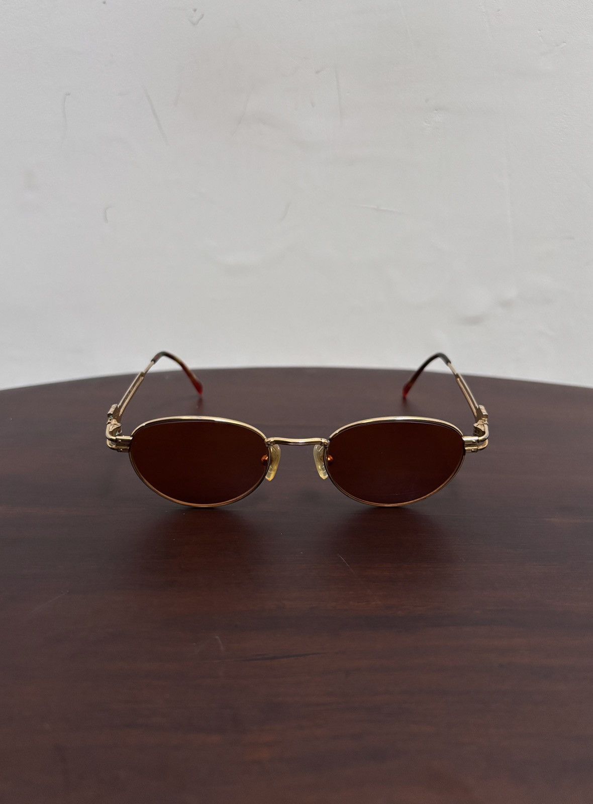 Jean Paul Gaultier FREE TAX! 90s Gold Framed Sunglasses Size ONE SIZE - 1 Thumbnail