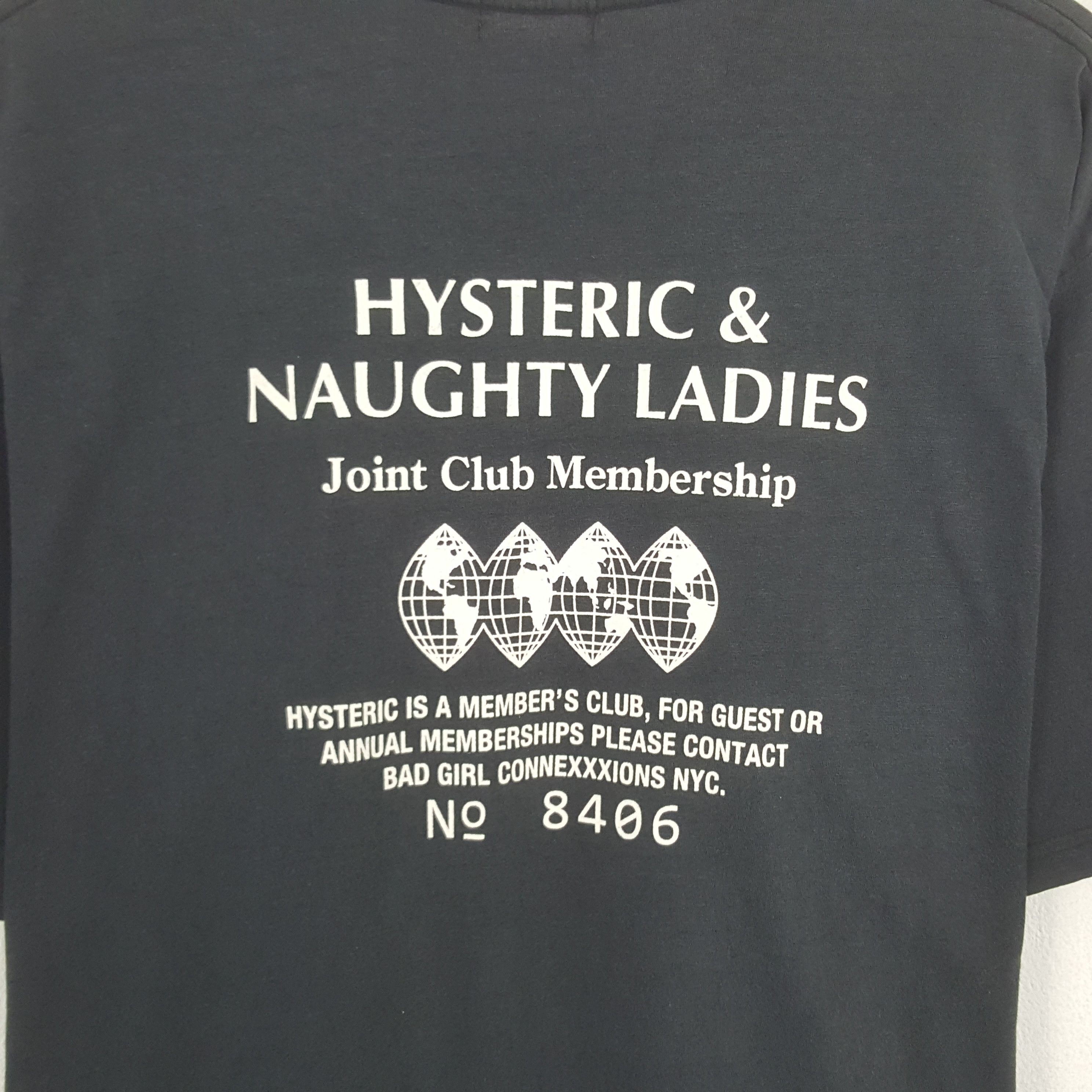 Hysteric Glamour × Vintage Vintage Hysteric Glamour x Naughty Ladies T-shirt Size US XL / EU 56 / 4 - 4 Thumbnail