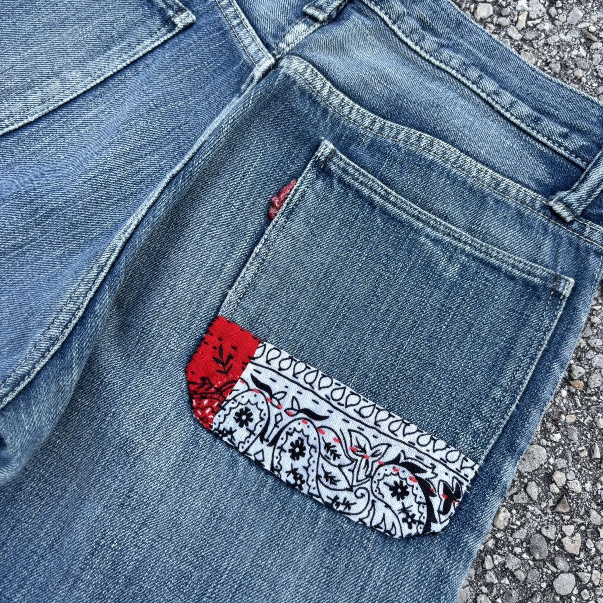Kapital 90s Kapital Patchwork Jeans Size US 29 - 3 Thumbnail
