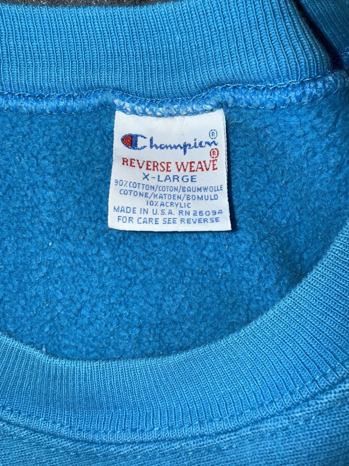 Champion Vintage Champion Reverse Weave Light Ocean Blue Crew USA XL Size US XL / EU 56 / 4 - 5 Thumbnail