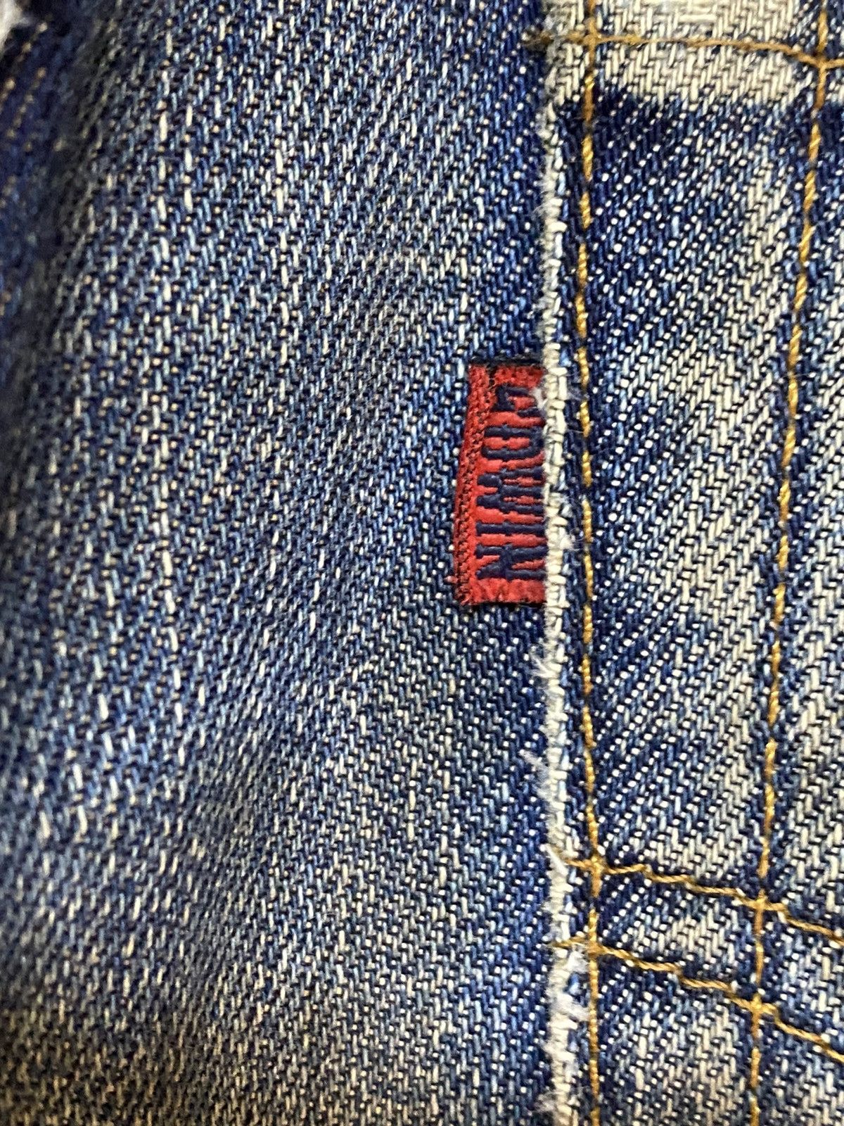 Edwin Vintage Japanese Brands Edwin503 Mud Wash Loose Jeans Size US 34 / EU 50 - 14 Thumbnail