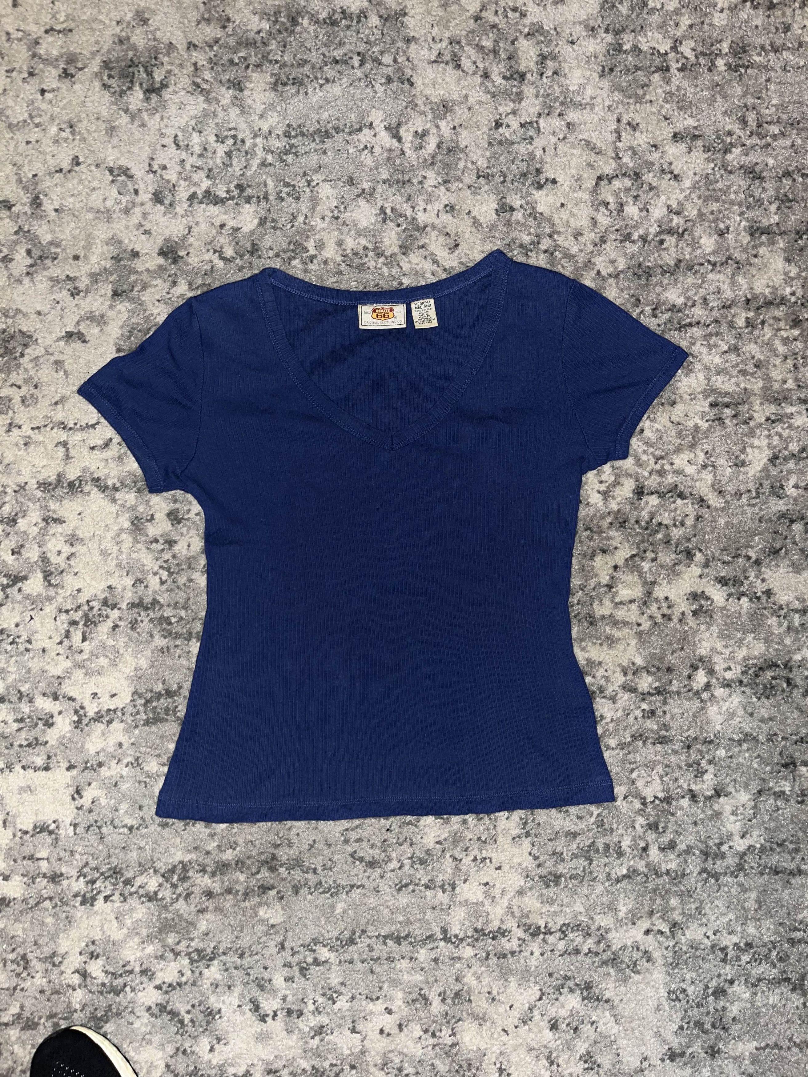 Route 66 Cute Y2K Route 66 Blue Blouse Size M / US 6-8 / IT 42-44 - 1 Thumbnail