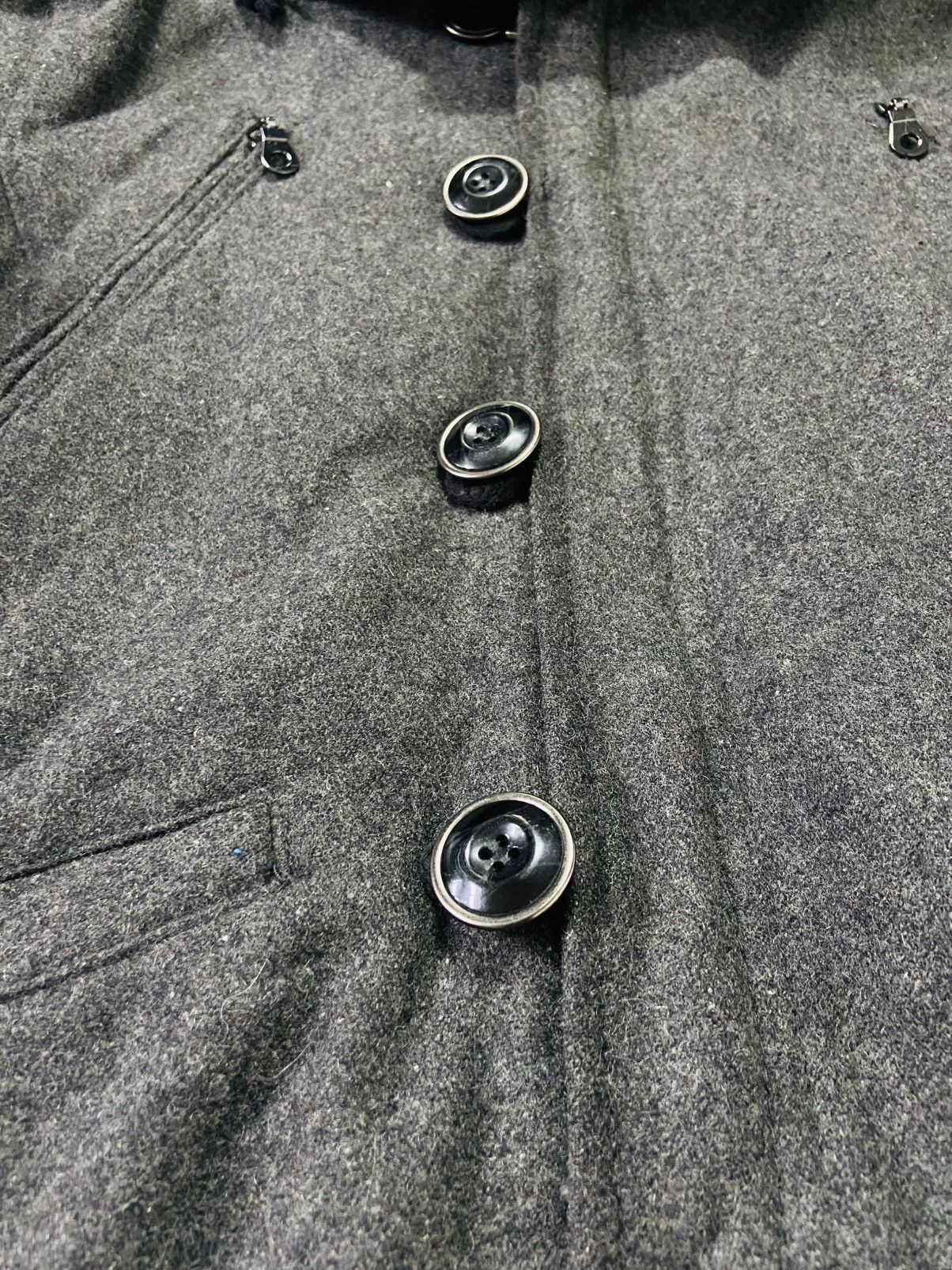 semanticdesign Semantic Design Multipocket Hoodie Wool Jacket Size M / US 6-8 / IT 42-44 - 10 Thumbnail