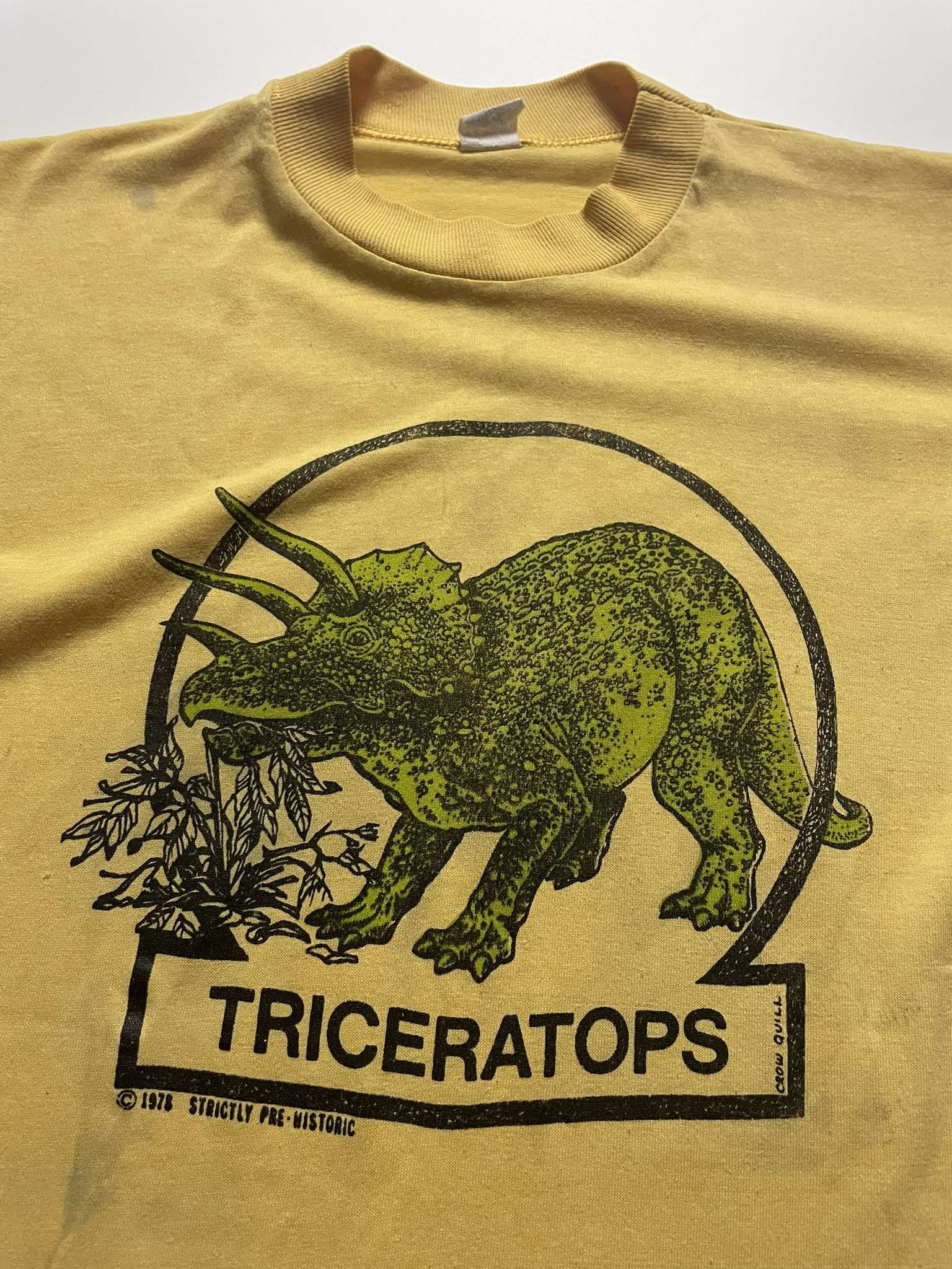 Vintage Vintage 1970s Dinosaur Art Shirt Size US XS / EU 42 / 0 - 3 Thumbnail