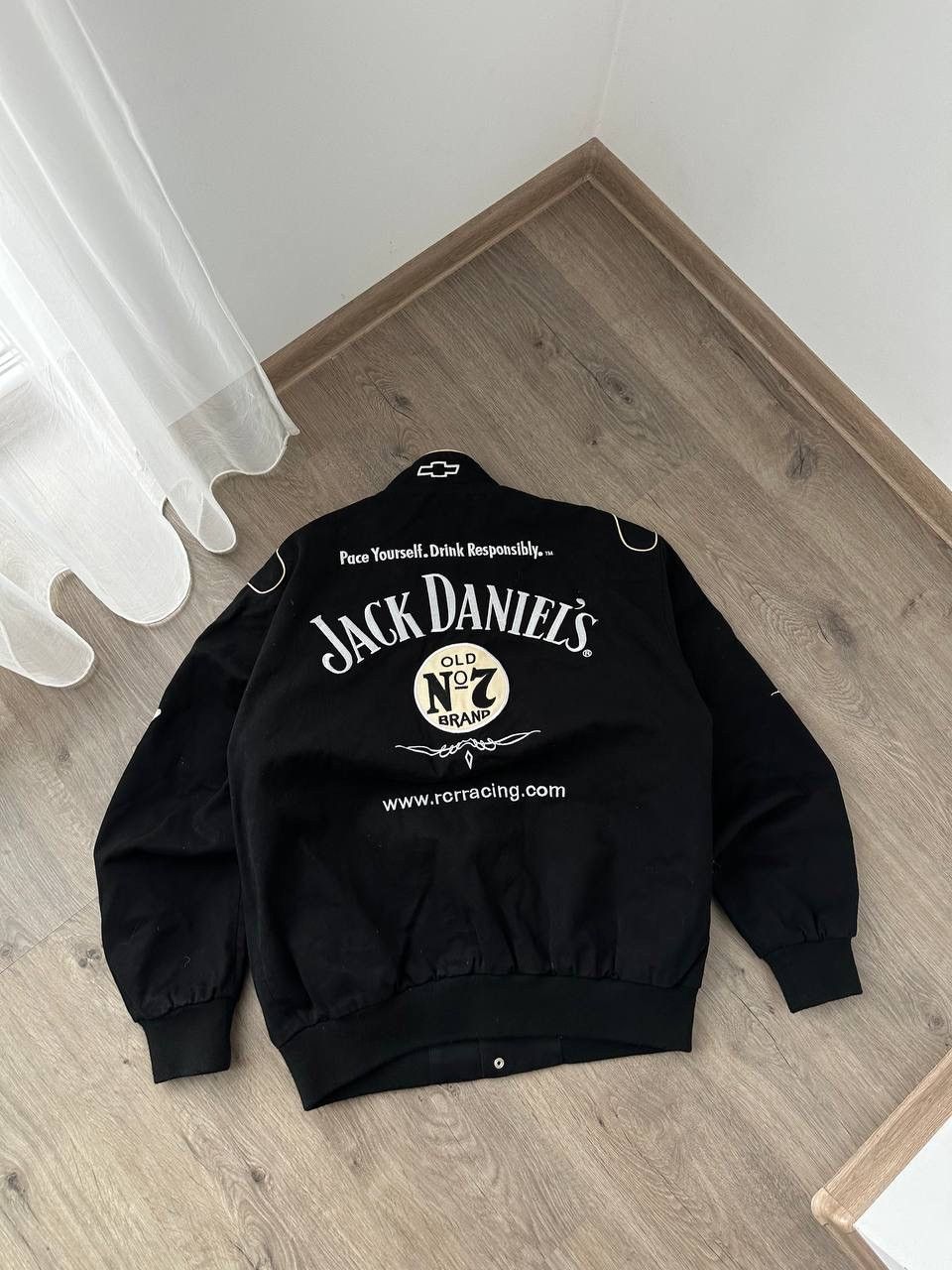 NASCAR × Vintage Vintage Jack Daniel’s NASCAR Racing Denim Black Jacket Size US M / EU 48-50 / 2 - 10 Thumbnail