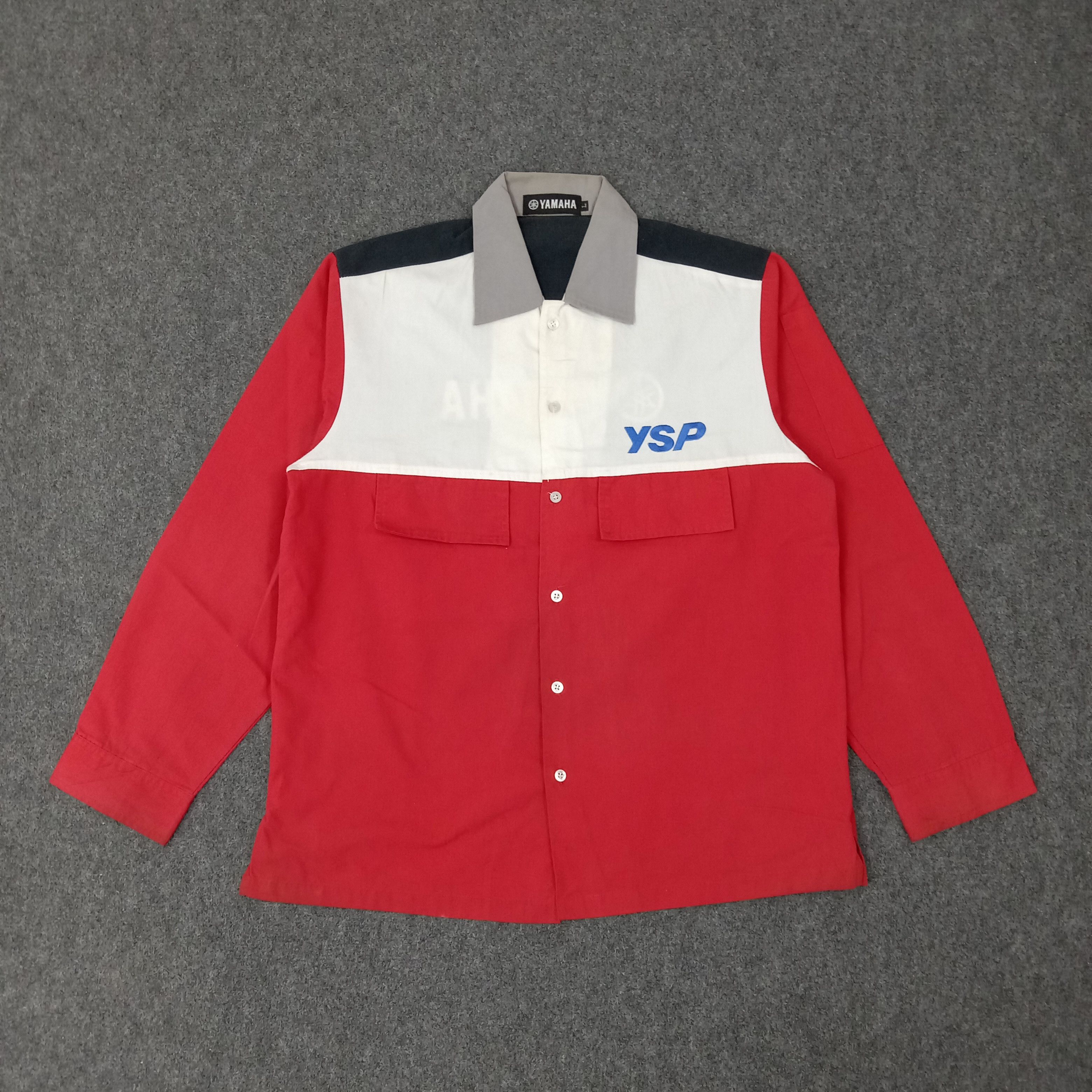 Yamaha YAMAHA Motorsports Racing Bike Button Up Shirt C259N72 Size US M / EU 48-50 / 2 - 3 Thumbnail