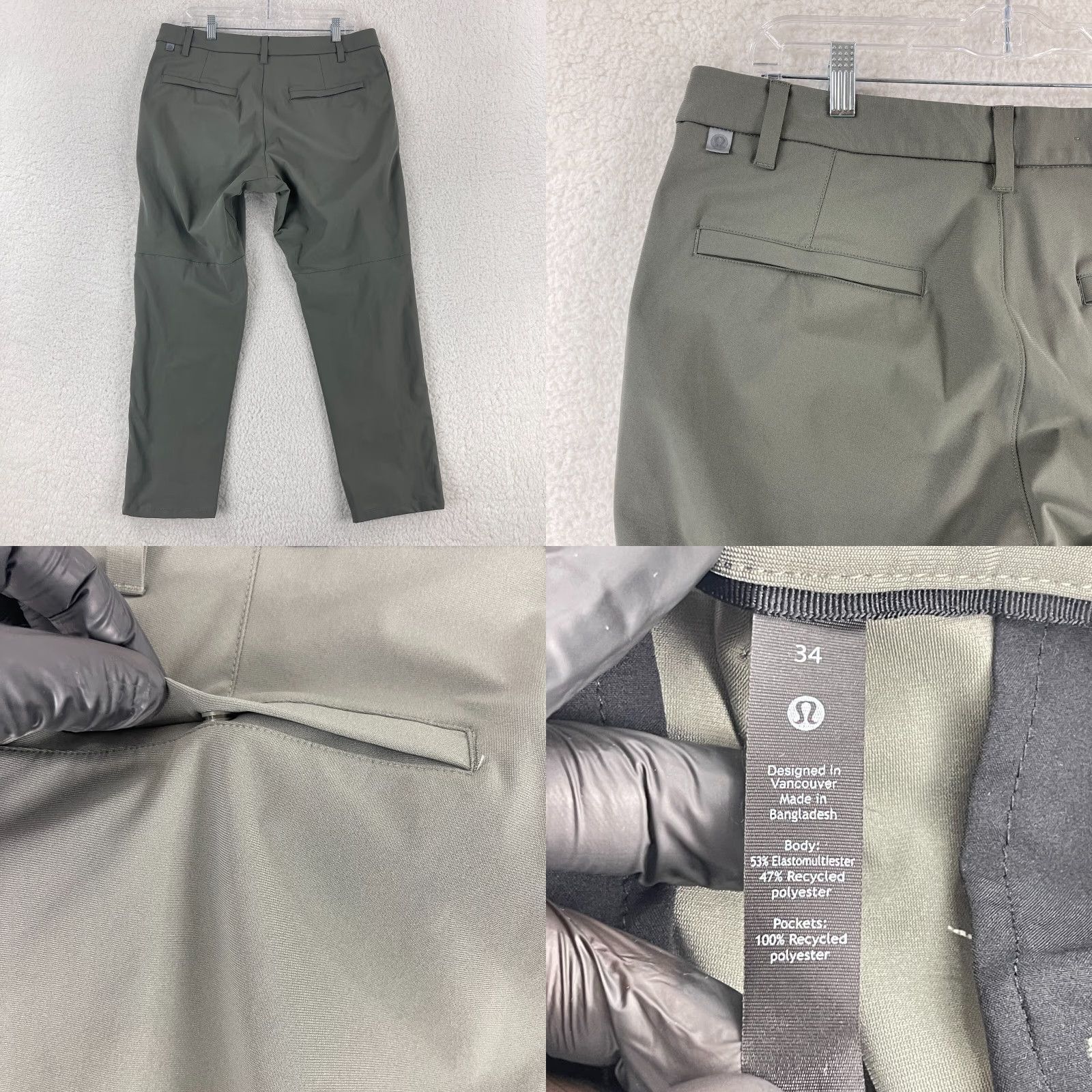Lululemon Lululemon Commission Pant Mens Flat Front Straight Leg Classic Gray Size 34 Pants Reg Regular City Preppy Sports 34 Mens Size US 34 / EU 50 - 9 Thumbnail