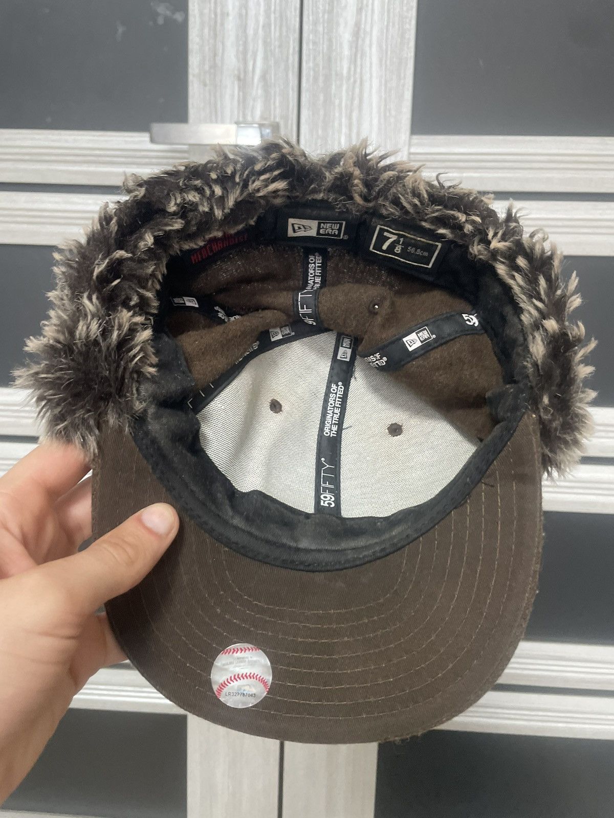MLB × New Era New Era MLB Cleveland Indians Wool Trapper Hat Brown Fitted Size ONE SIZE - 14 Thumbnail