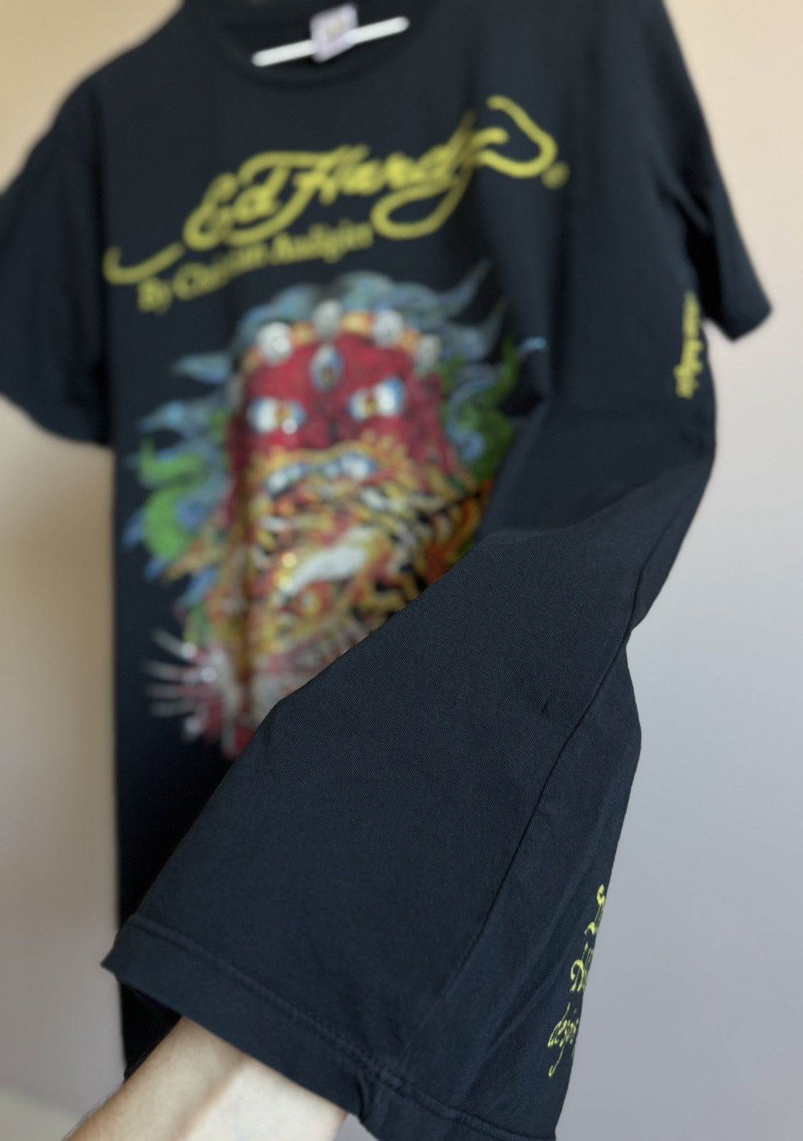 Ed Hardy Ed Hardy Tiger Dragon Tshirt Christian Audigier Size US L / EU 52-54 / 3 - 13 Thumbnail