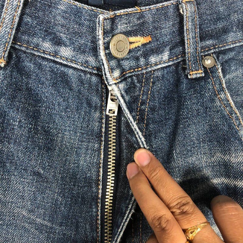 Tommy Jeans Vintage Tommy New York Jeans Blue Denim Size US 34 / EU 50 - 8 Thumbnail