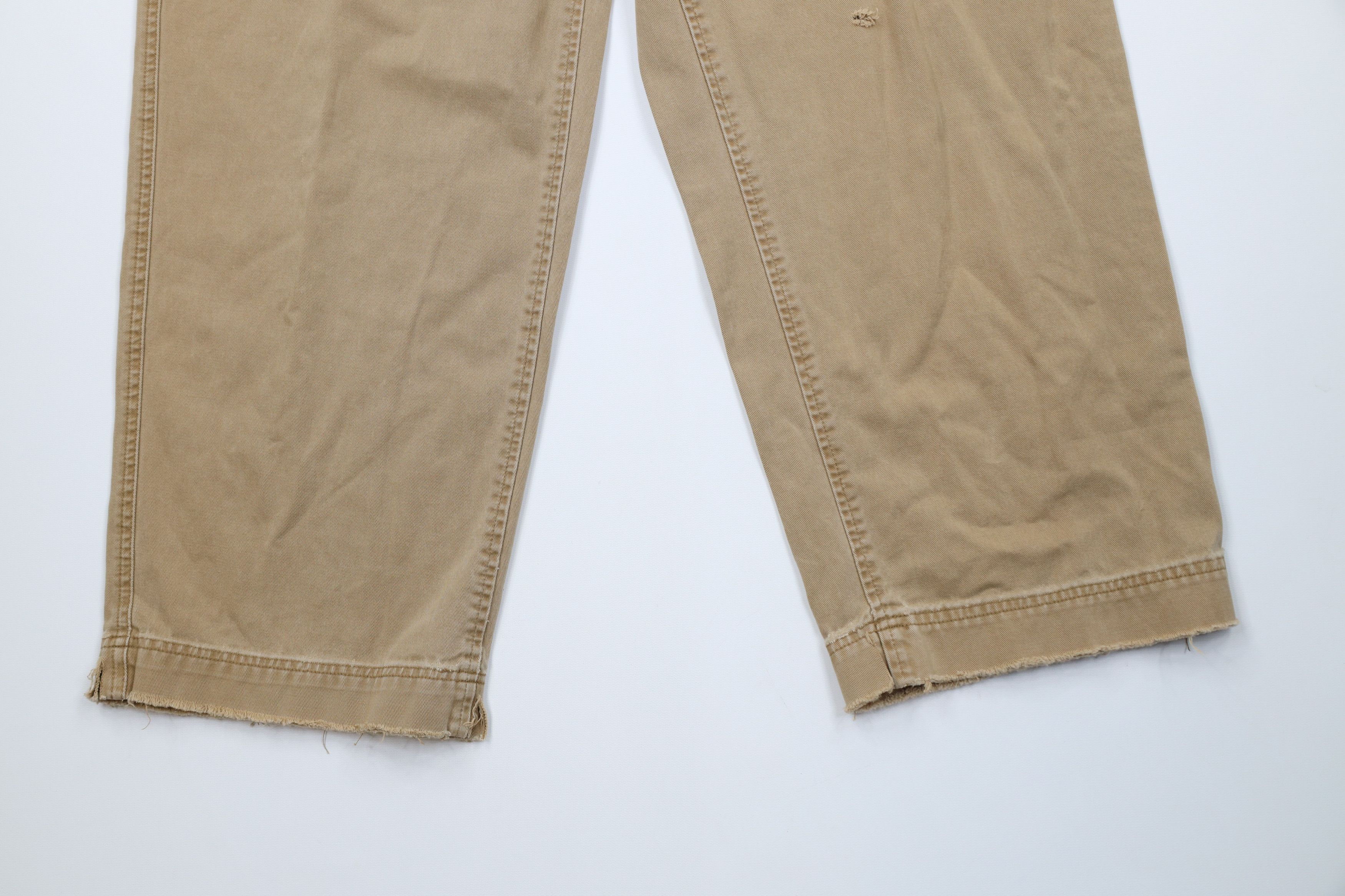 Abercrombie & Fitch Vintage 90s Y2K Abercrombie & Fitch Wide Leg Surplus Pants Size US 32 / EU 48 - 4 Thumbnail