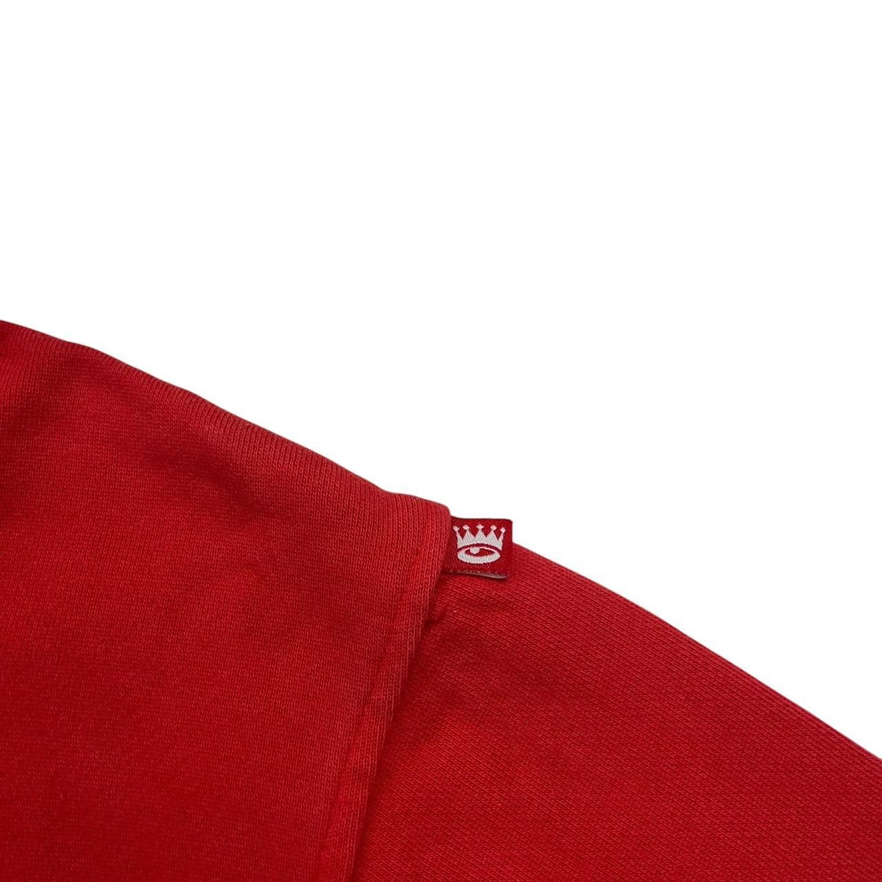 JNCO Vintage Jnco Jeans Pullover Red Hoodie Crown Logo - Medium Size US M / EU 48-50 / 2 - 4 Thumbnail