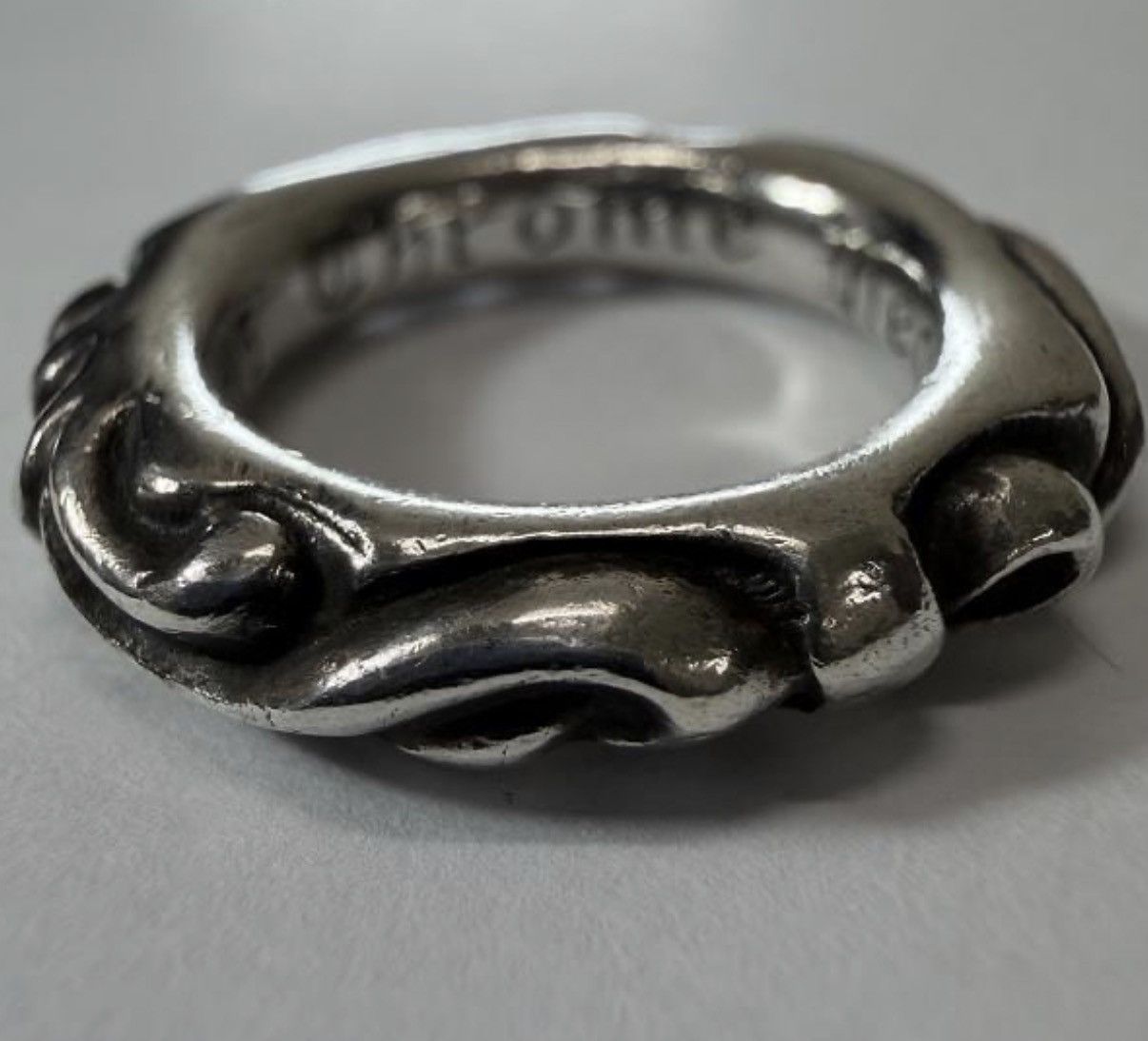 Chrome Hearts Chrome Hearts Scroll Band Ring Size 6 | Grailed