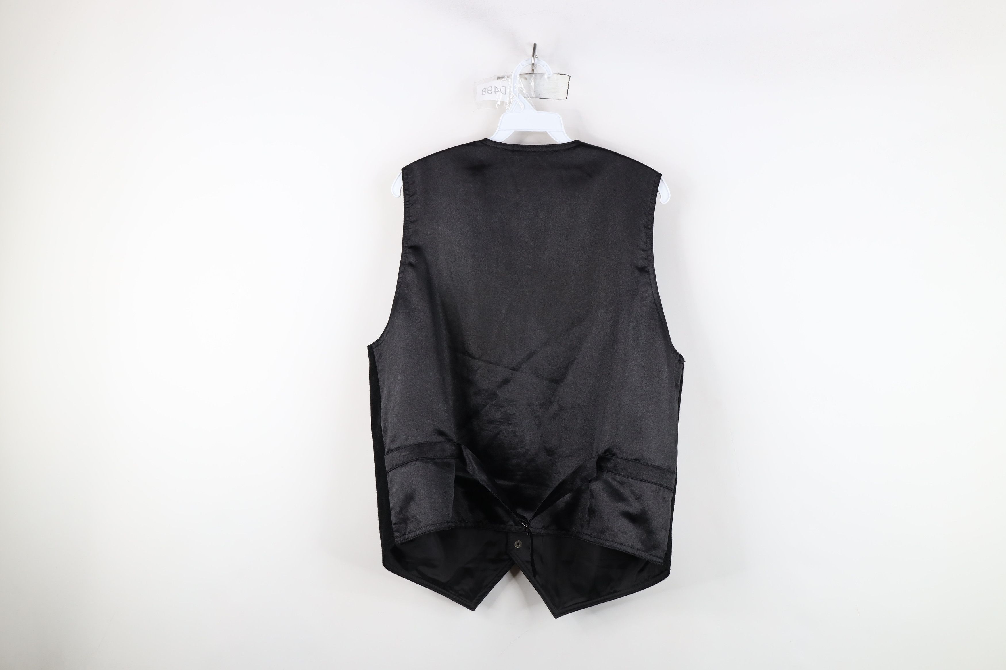 Vintage Vintage 90s Streetwear Cowboy Buckle Back Suede Leather Vest Size US L / EU 52-54 / 3 - 11 Thumbnail