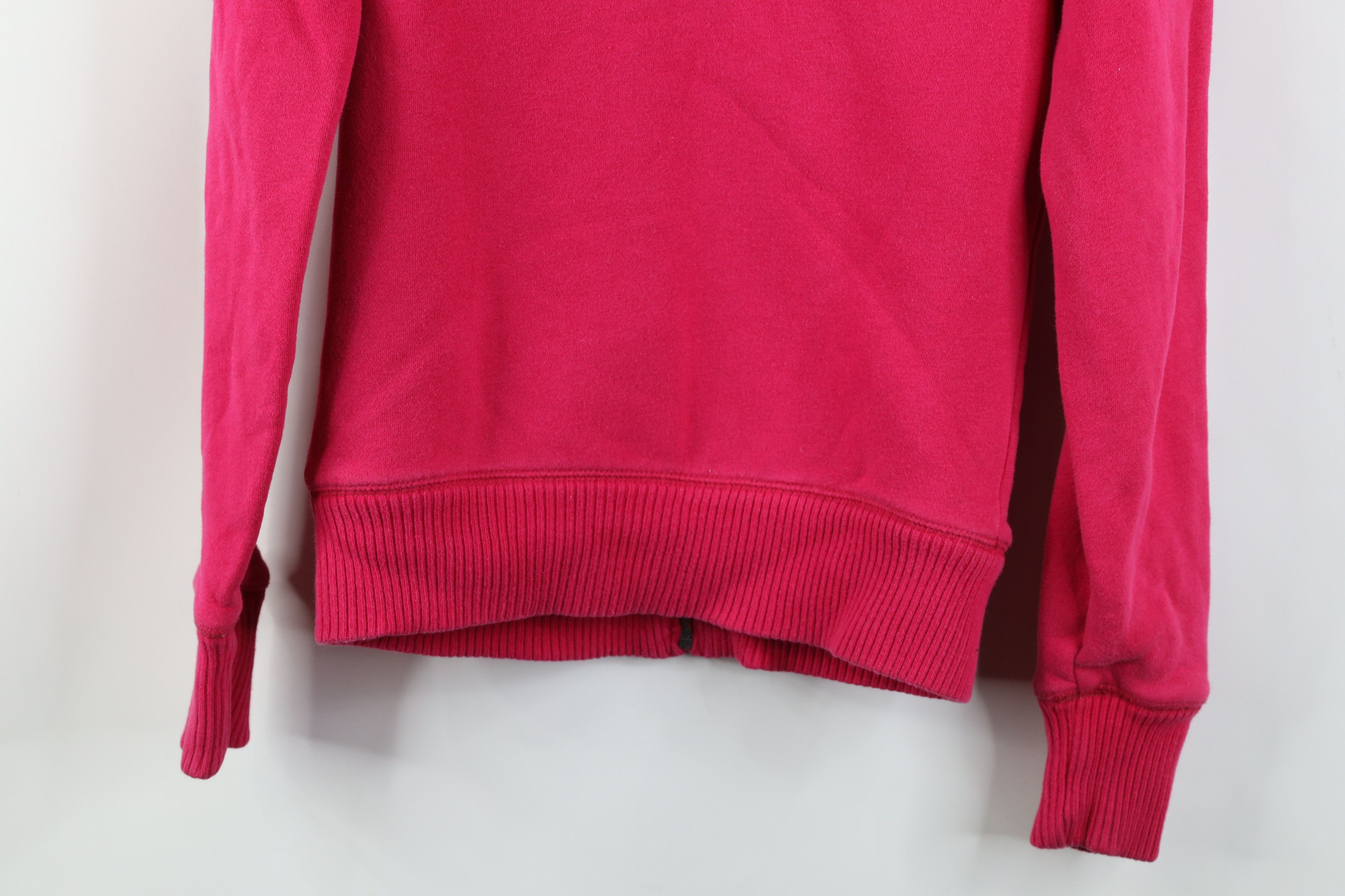 Aeropostale Vintage 90s Y2K Aeropostale Pile Fleece Lined Hoodie Pink Size XS / US 0-2 / IT 36-38 - 15 Thumbnail
