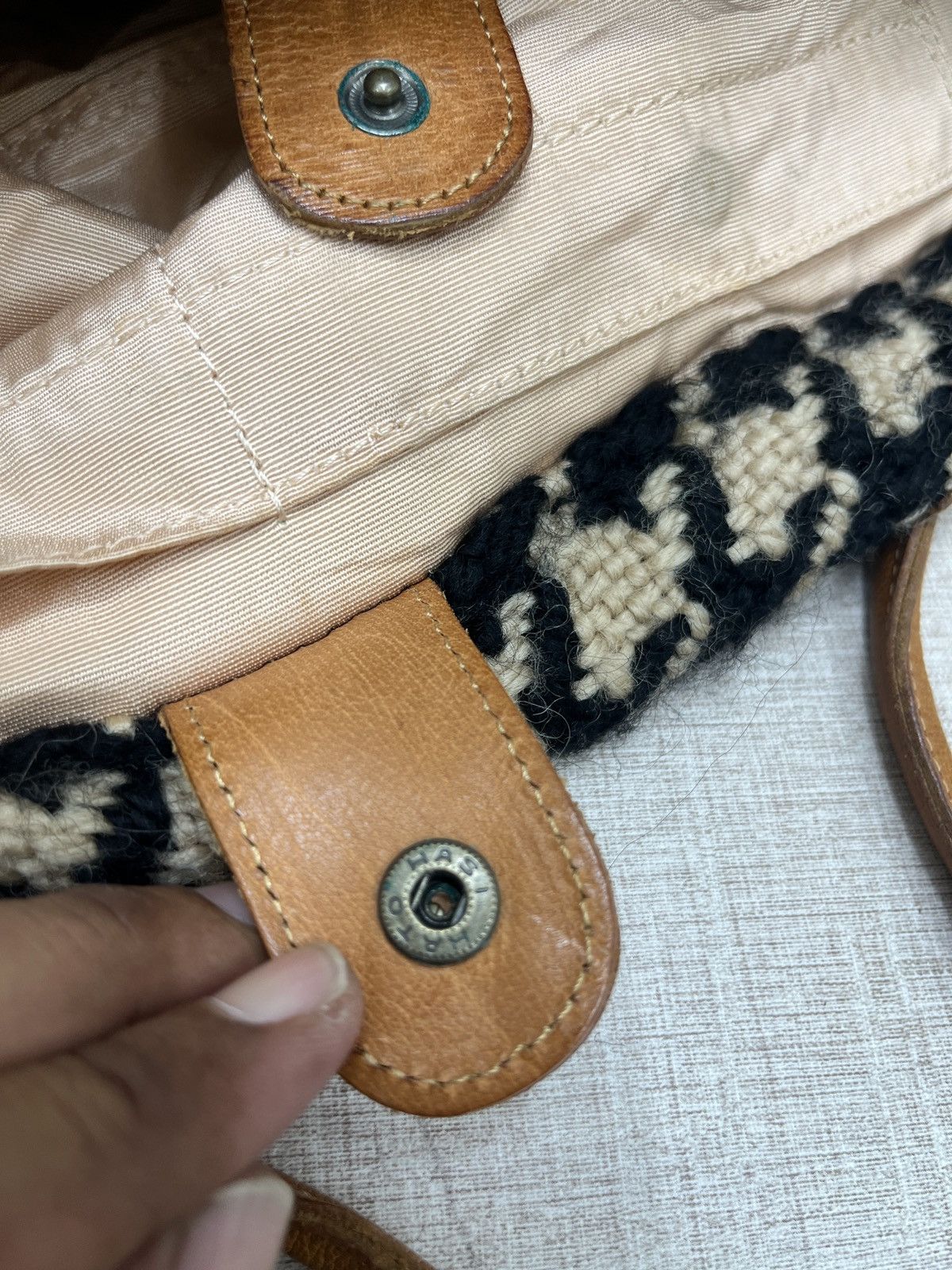 Tsumori Chisato 🔥🔥🔥ARCHIVE TSUMORI CHISATO ISSEY MIYAKE TWEED BAGS Size ONE SIZE - 11 Thumbnail