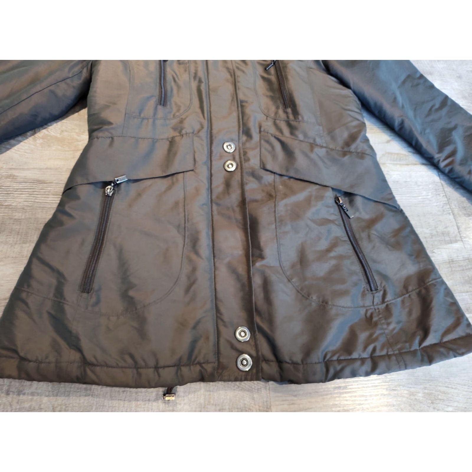 Pendleton Pendleton Women's M Jacket Parka Dyed Fox Fur Hood Quilted Lined Size M / US 6-8 / IT 42-44 - 2 Thumbnail