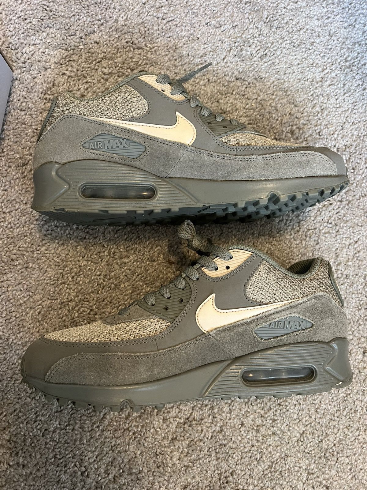 Nike Nike Air Max 90 Premium “Neutral Olive Size US 9 / EU 42 - 4 Thumbnail