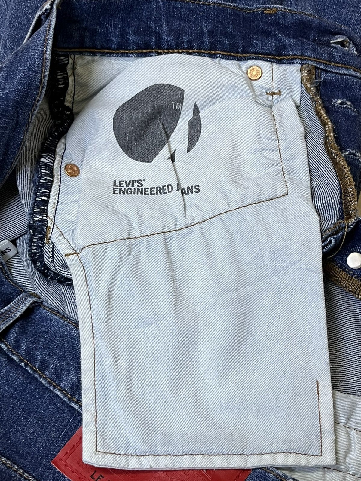 Levi's ICONIC🔥LEVI’S ENGINEERED LEJ-512 SLIM TAPER STRETCH JEANS Size US 31 - 18 Thumbnail
