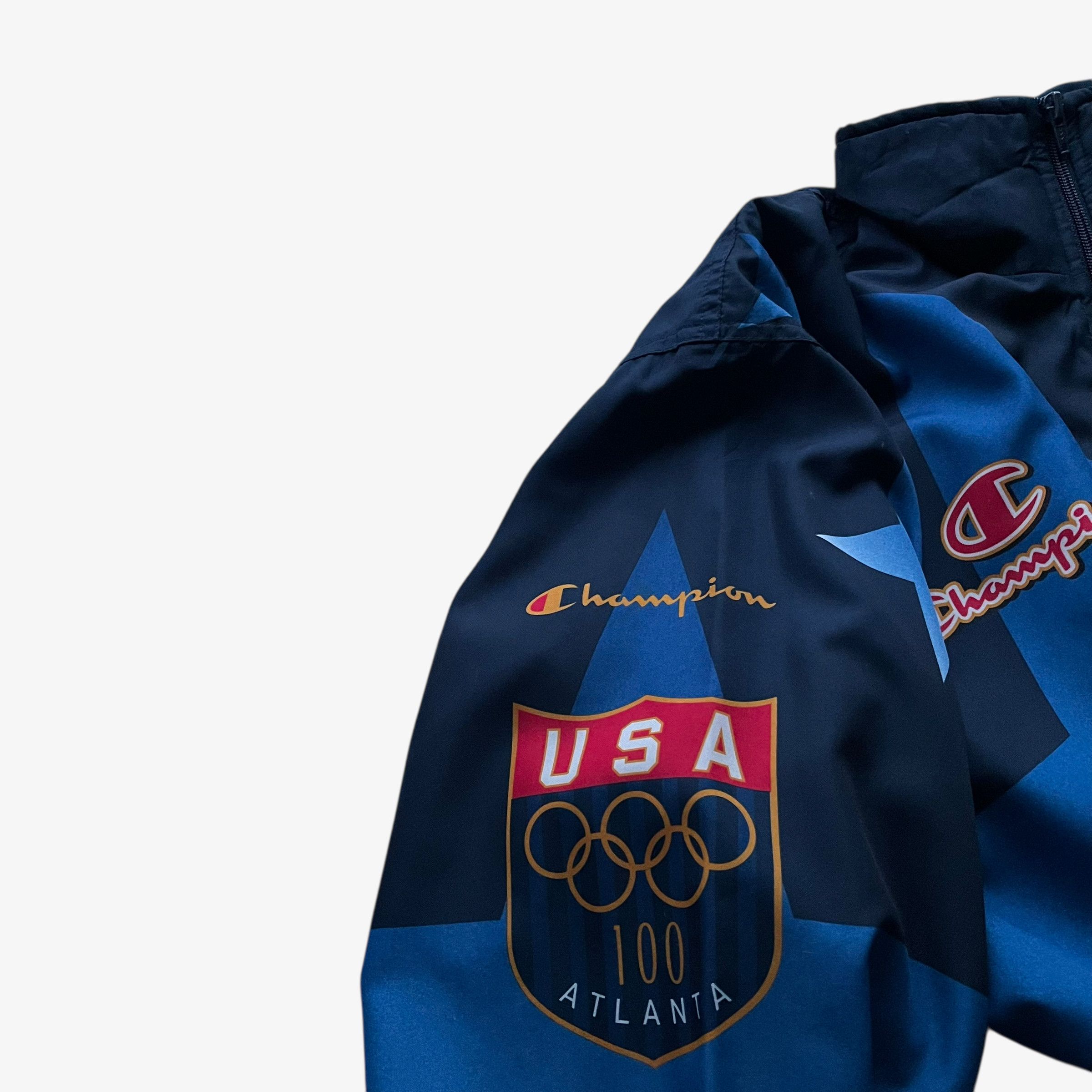 Champion Vintage 90s Men's Champion 1996 USA Olympic Team Jacket Size US S / EU 44-46 / 1 - 5 Thumbnail