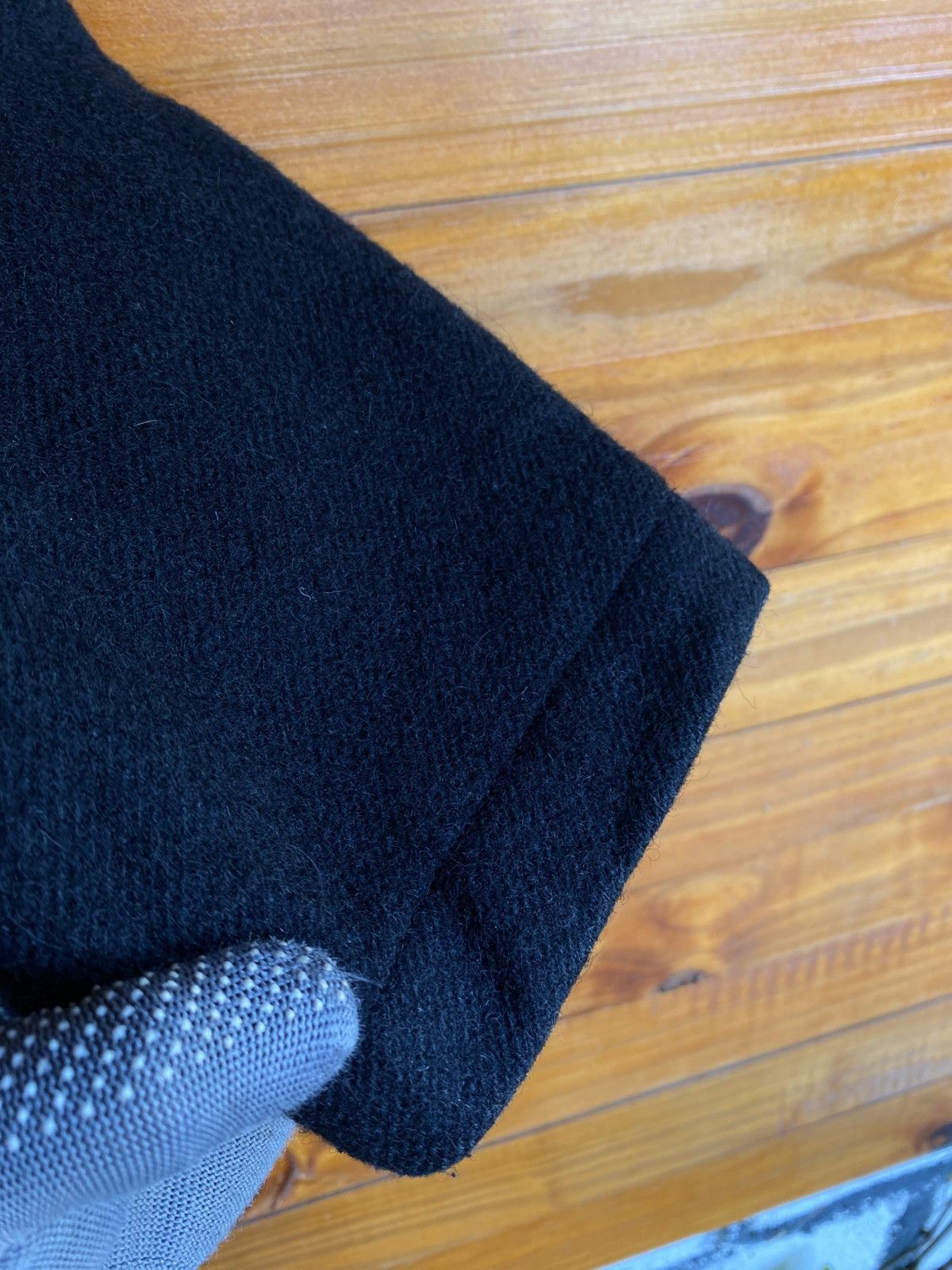 Y's Y’s Yohji Yamamoto Black Double-Breasted Wool Long Coat Size US L / EU 52-54 / 3 - 15 Thumbnail