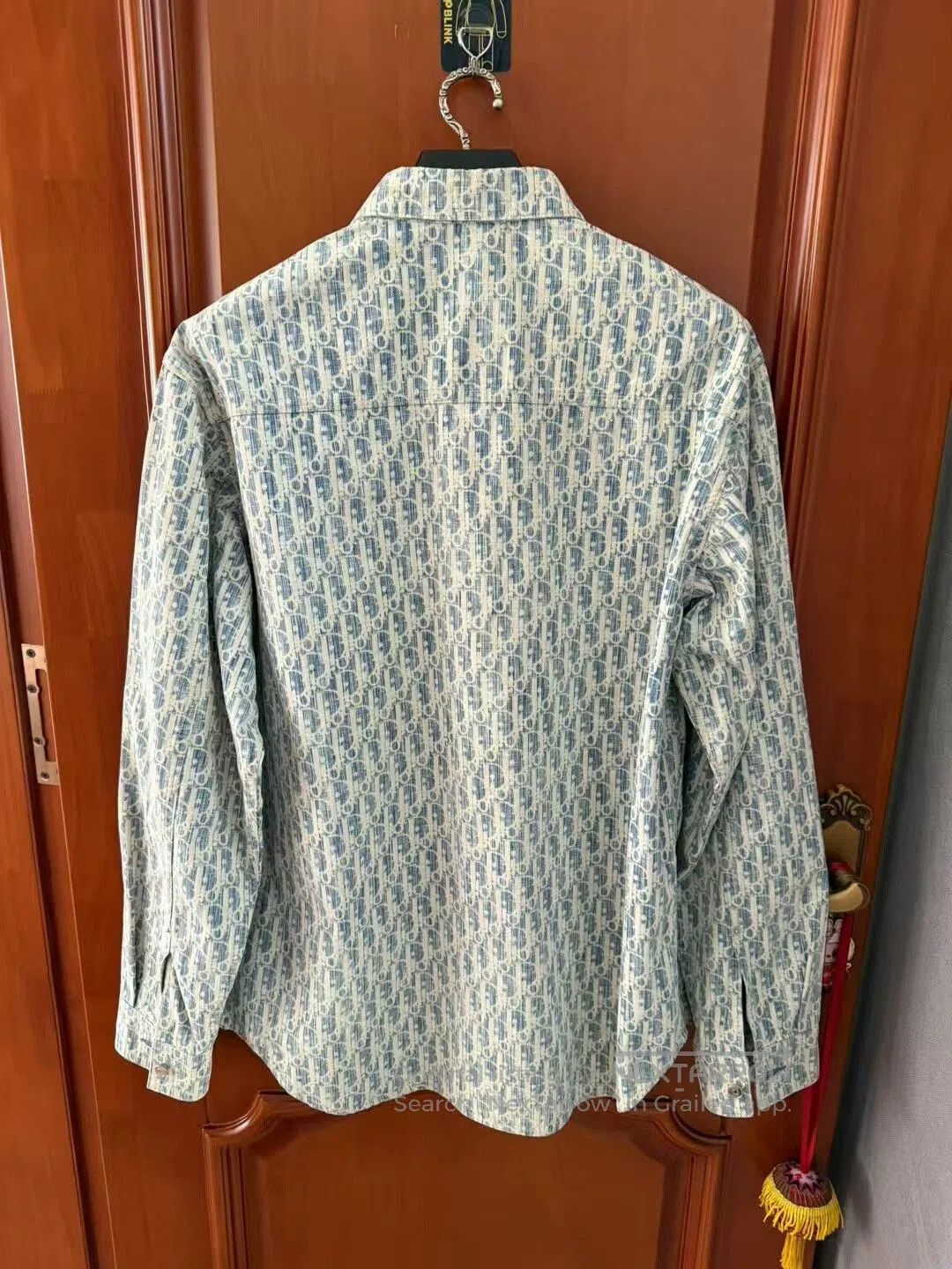 Dior dior blue and white logo denim shirt. Size US L / EU 52-54 / 3 - 3 Thumbnail