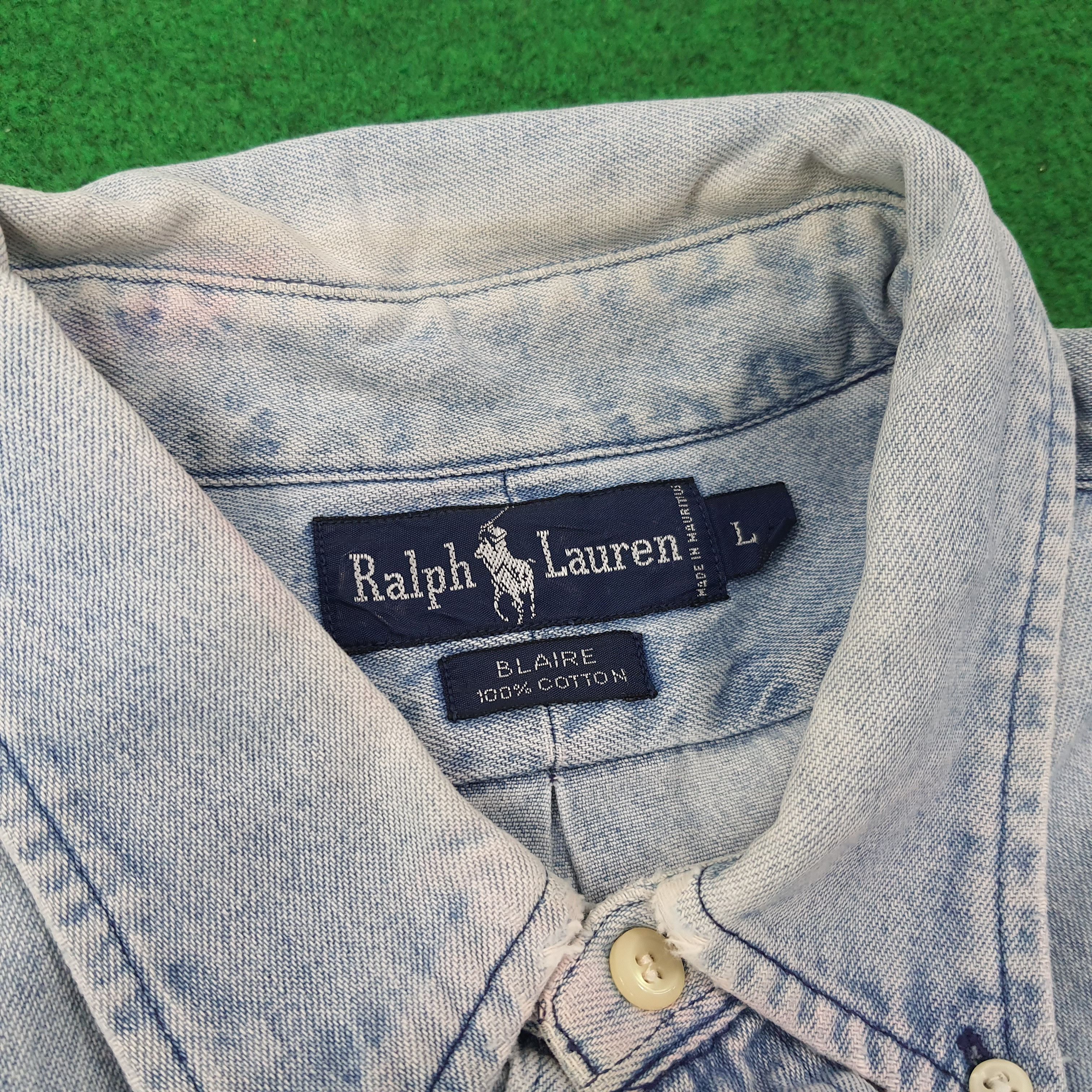 Ralph Lauren Vintage Ralph Lauren Denim Style Button Up Shirt C267N27 Size US XL / EU 56 / 4 - 4 Thumbnail
