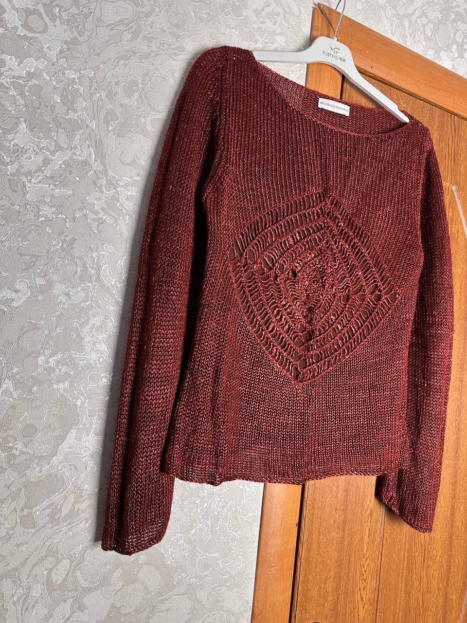 Brunello Cucinelli Brunello Cucinelli Vintage Sculptural Knit Sweater Panel Size XL / US 12-14 / IT 48-50 - 2 Thumbnail