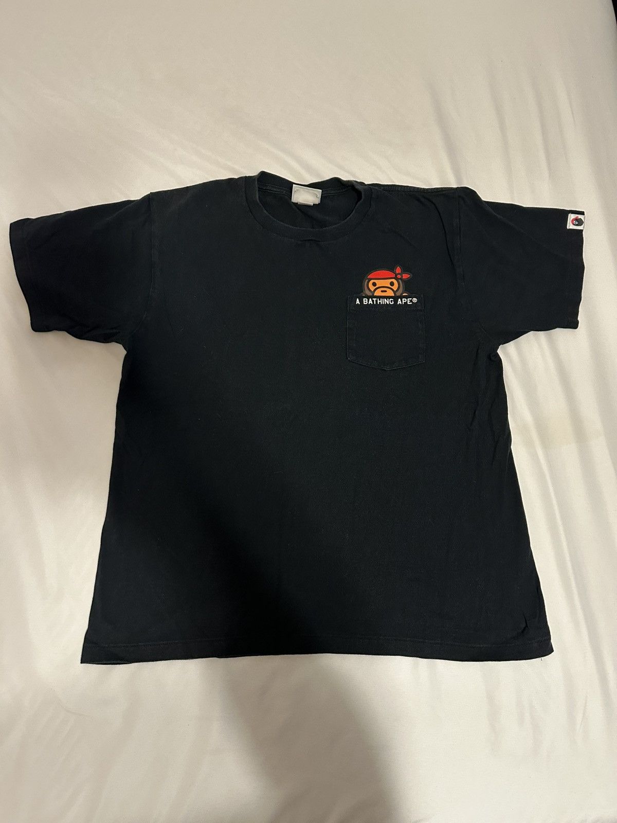 Bape Bape Pirate Baby Milo Pocket Tee Size US M / EU 48-50 / 2 - 1 Thumbnail