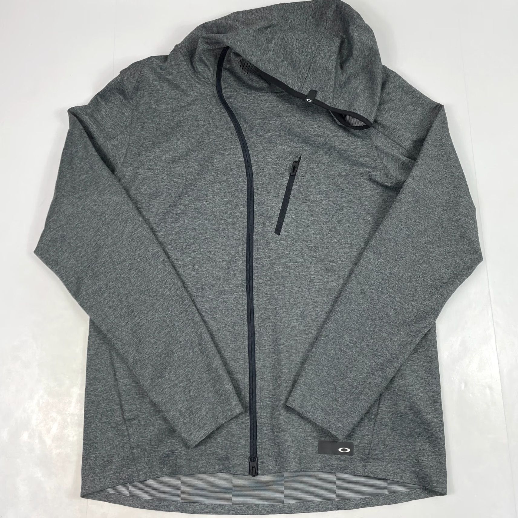 Oakley Oakley Jacket Mens Large Gray Softshell Full Zip Breathable Wind-Resistant Pockets Reflective Size US L / EU 52-54 / 3 - 2 Thumbnail