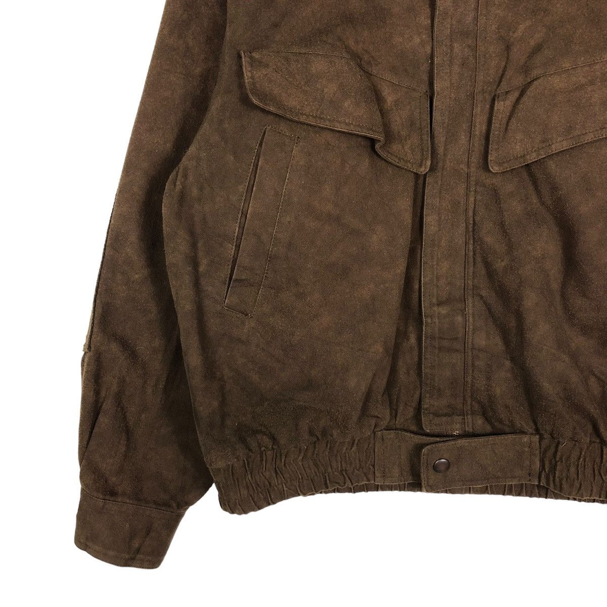 Japanese Brand 🔥VINTAGE BIKER SUEDE FLY JACKET CROSSBREED ISSEY MIYAKE Size US M / EU 48-50 / 2 - 6 Thumbnail