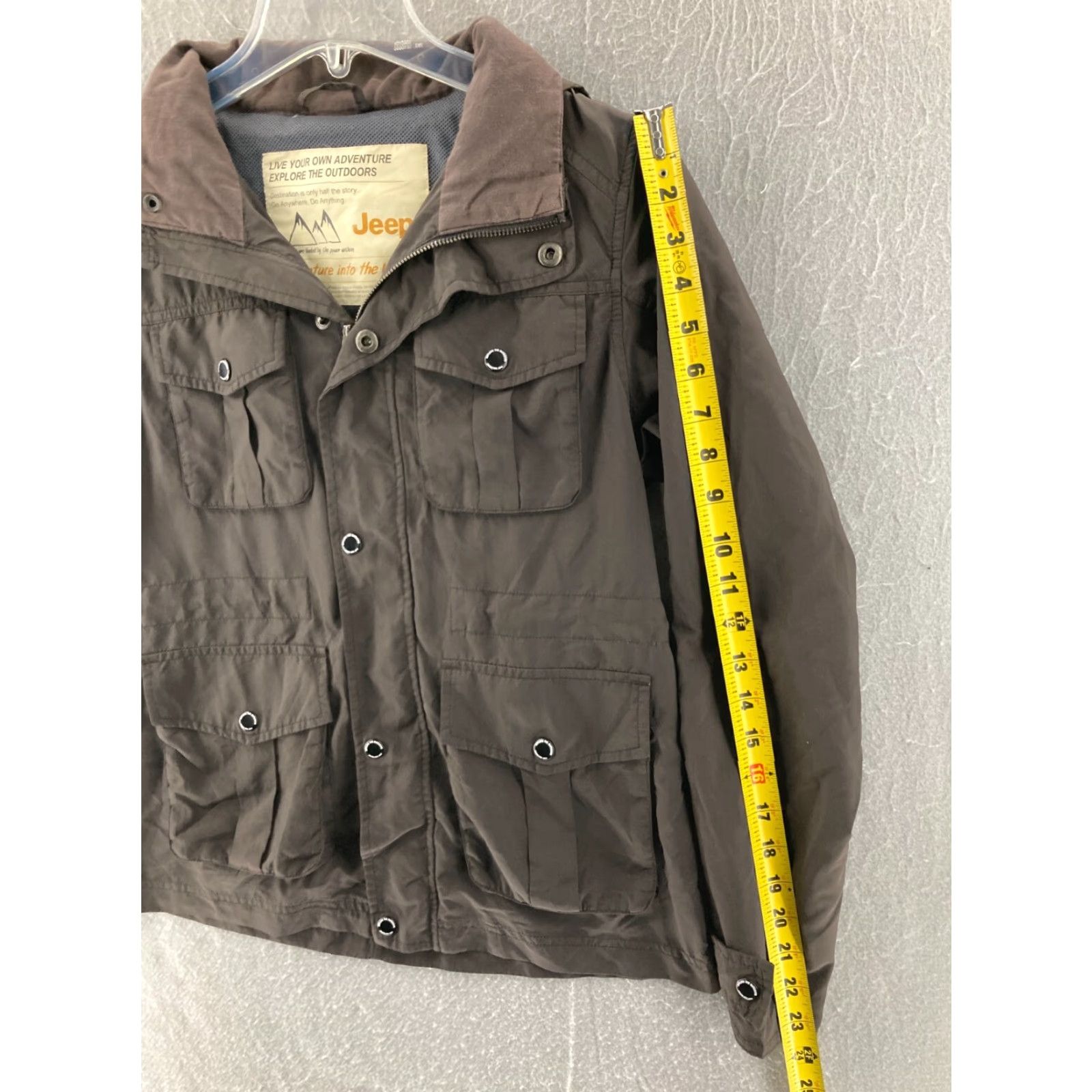 THE GREAT Jeep Coat Womens Small Hood Hide a Hood Explore the Great outdoors Size S / US 4 / IT 40 - 4 Thumbnail