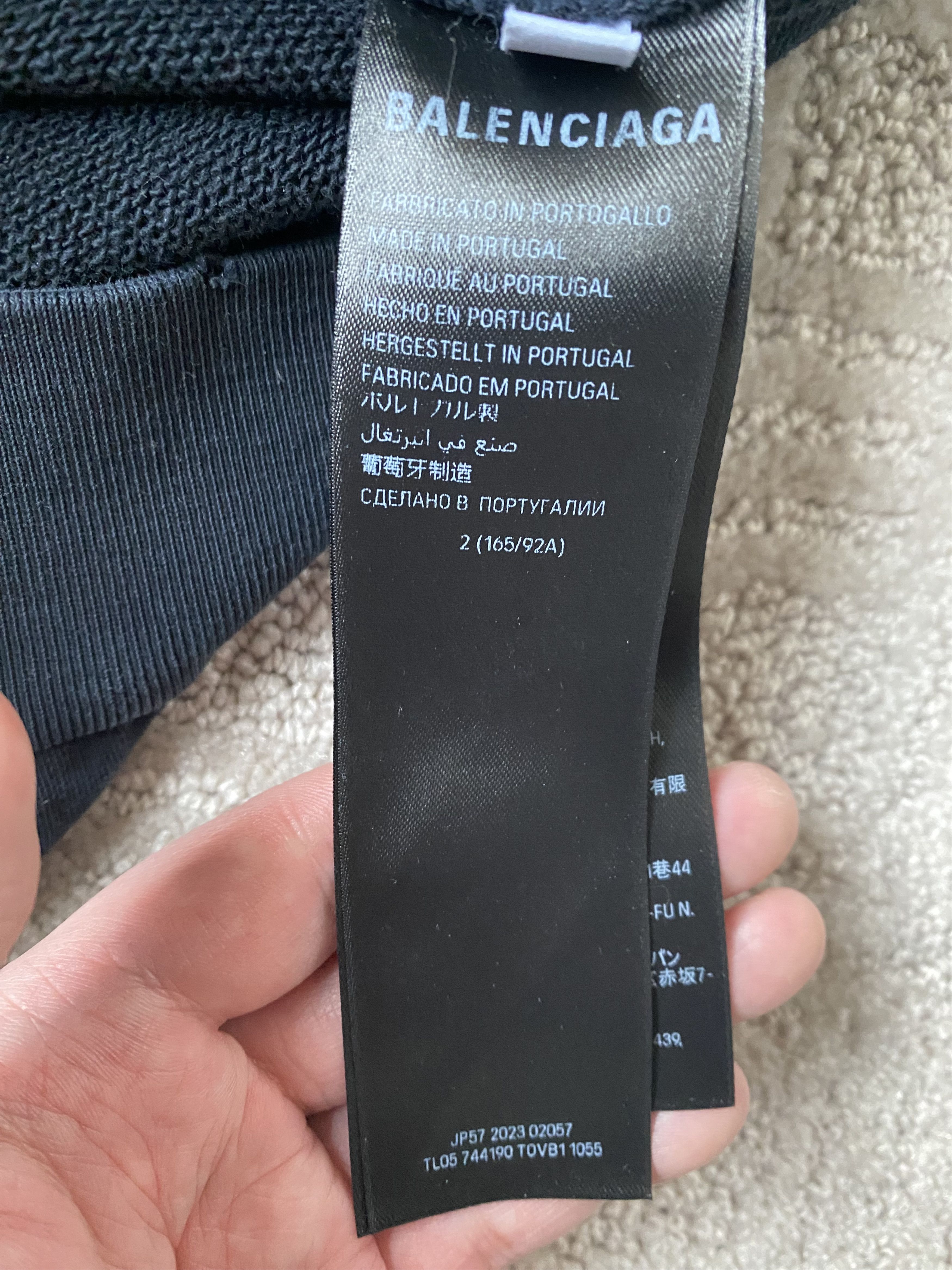 Balenciaga Balenciaga tape hoodie Size US M / EU 48-50 / 2 - 6 Thumbnail