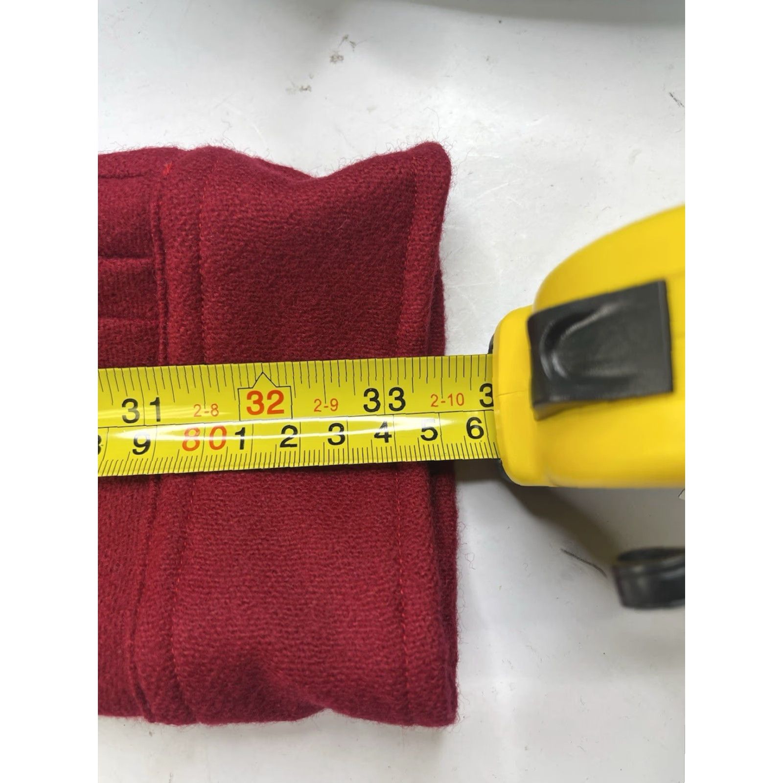Polo Ralph Lauren VINTAGE Polo Ralph Lauren Shirt Mens XL Red Wool Flannel Heavyweight Button-Front Polo Ralph Lauren Shirt Size US XL / EU 56 / 4 - 4 Thumbnail