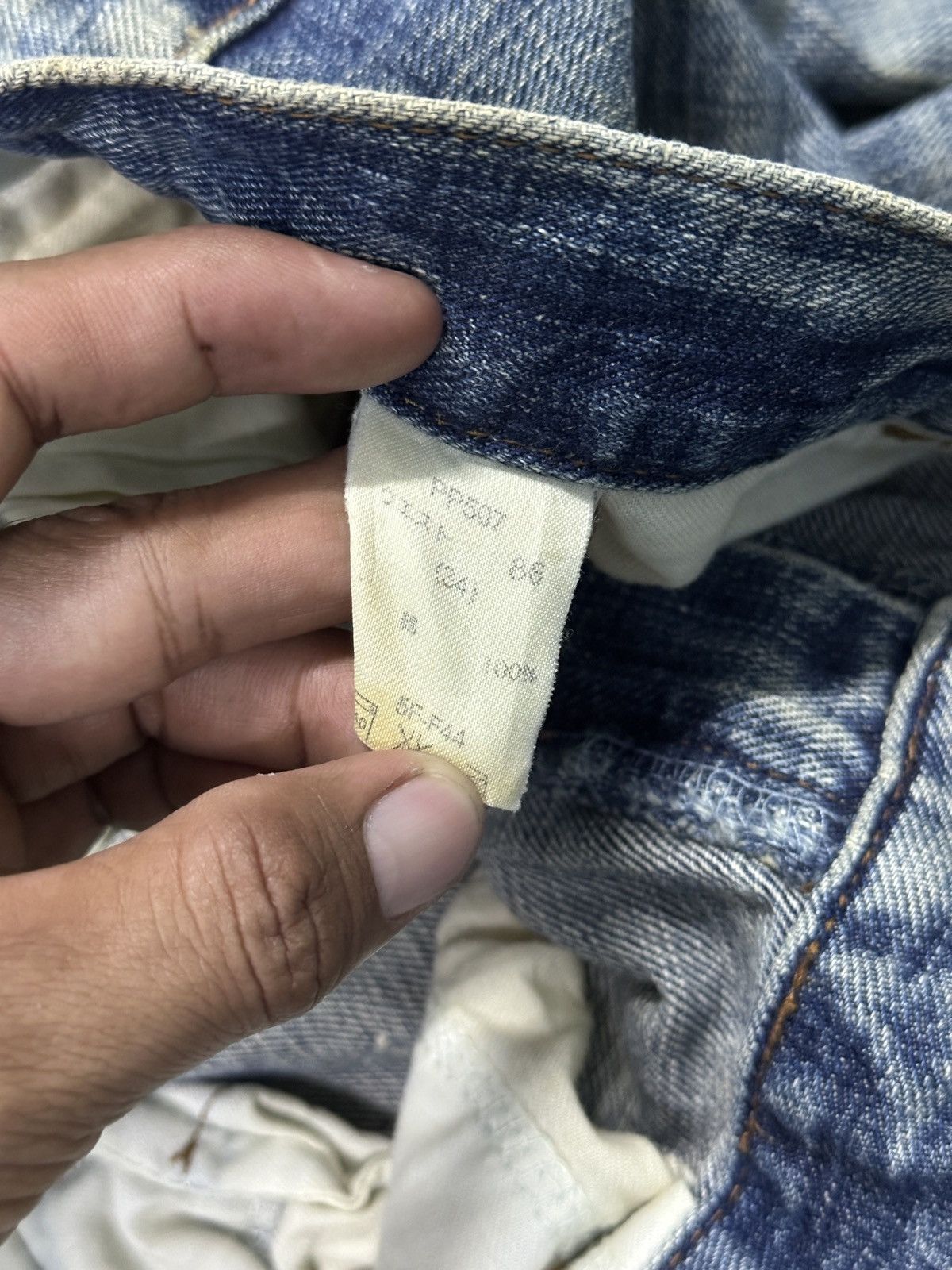 Kapital BushPant Denim Trashed Distress Denim Unbrand🎌💥 Size US 34 / EU 50 - 7 Thumbnail