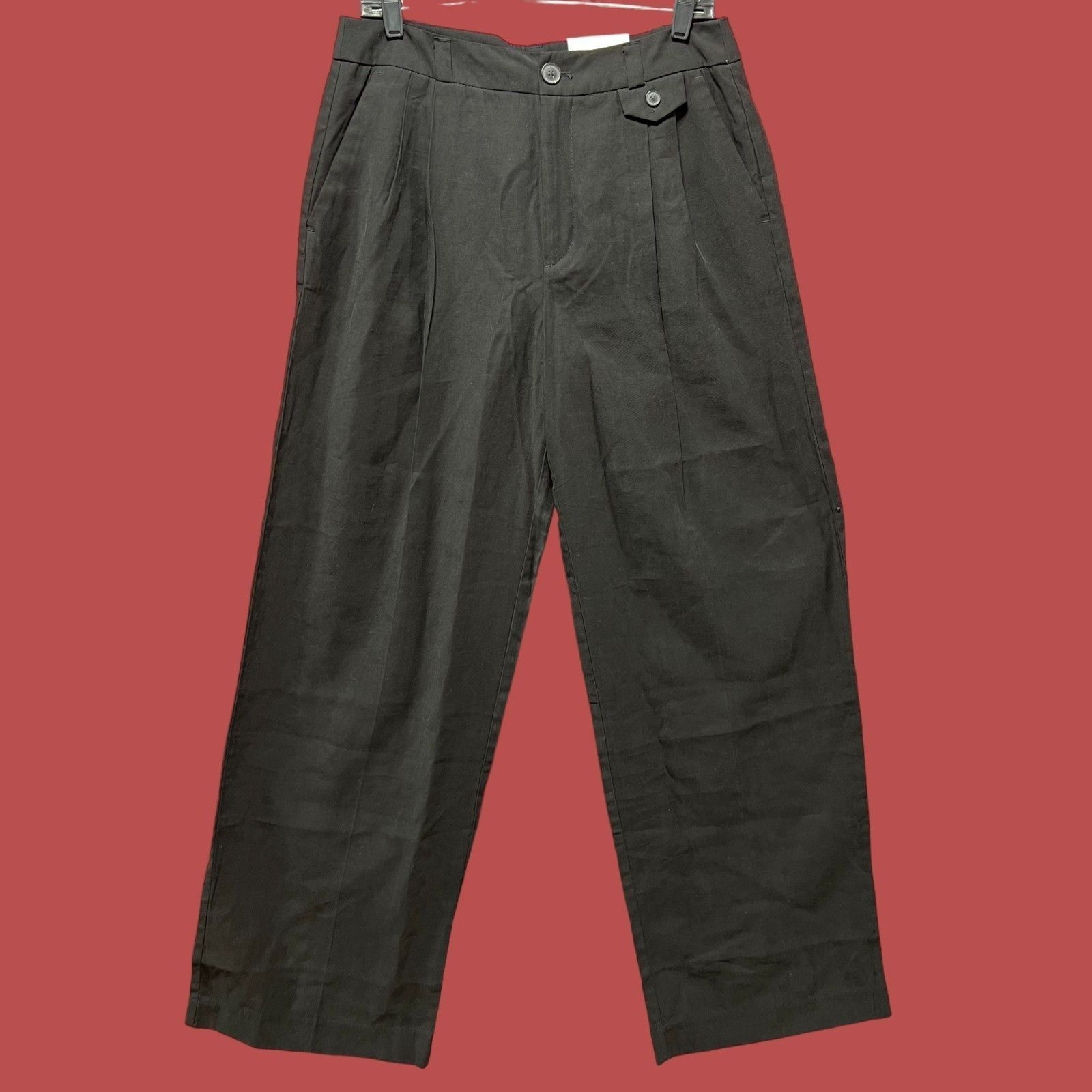 Other A New Day - Women's High Rise Pants Relaxed Hip & Thing - Bl Size 32" / US 10 / IT 46 - 1 Thumbnail