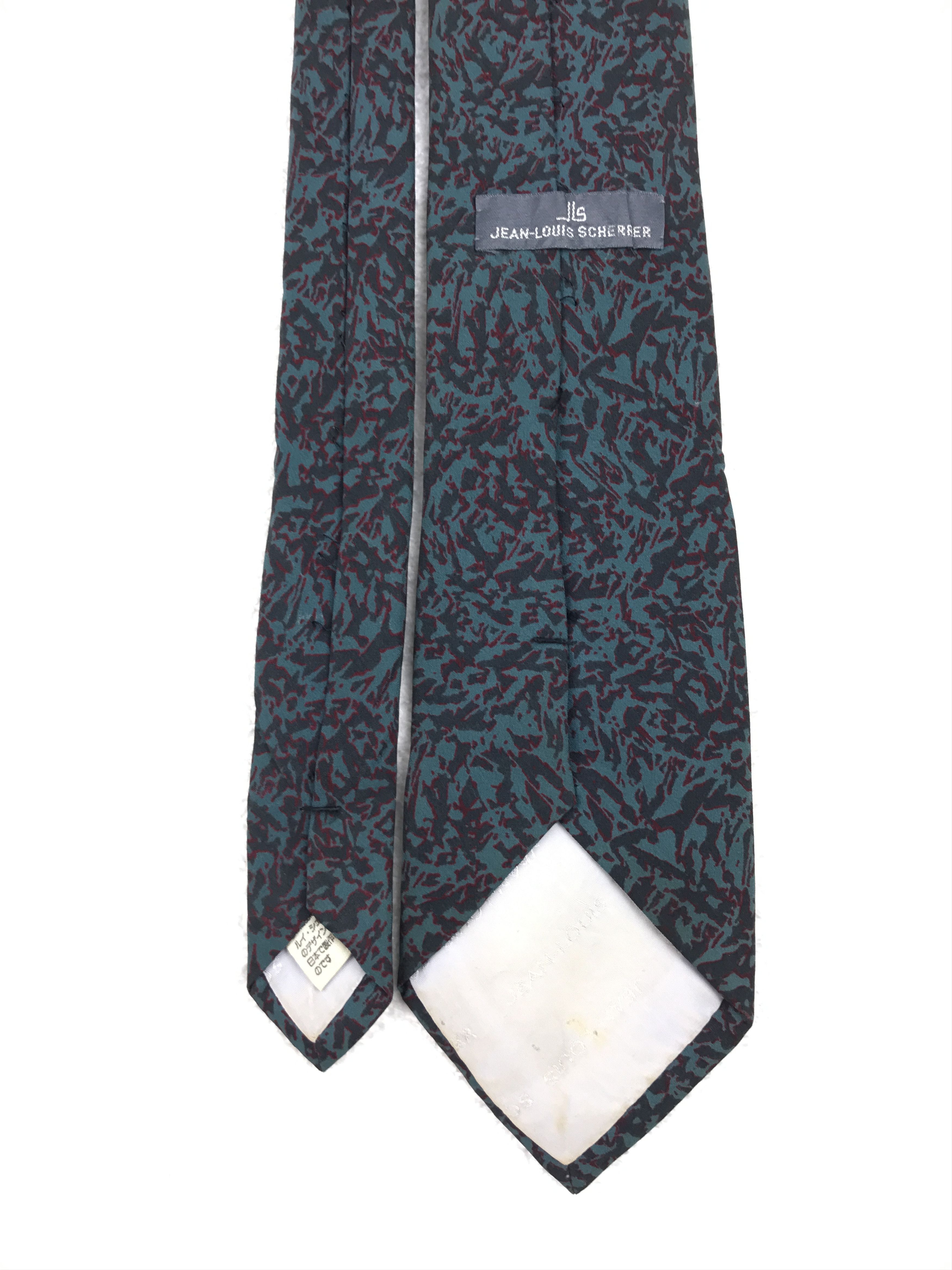 Designer × Jean-Louis Scherrer × Vintage Vintage Jean Louis Scherrer Silk Necktie Size ONE SIZE - 4 Thumbnail