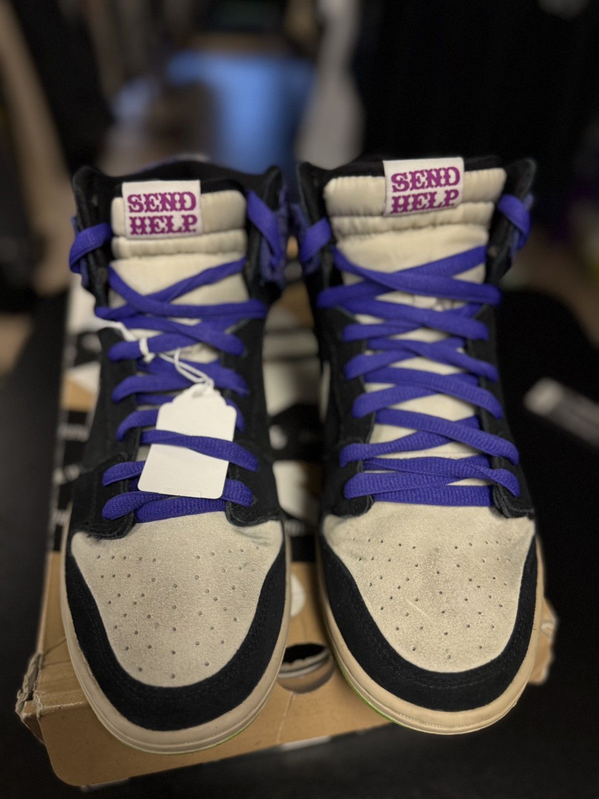 Nike Dunk High SB Send Help Dog Walker Size 11 2013 Size US 11 / EU 44 - 14 Thumbnail