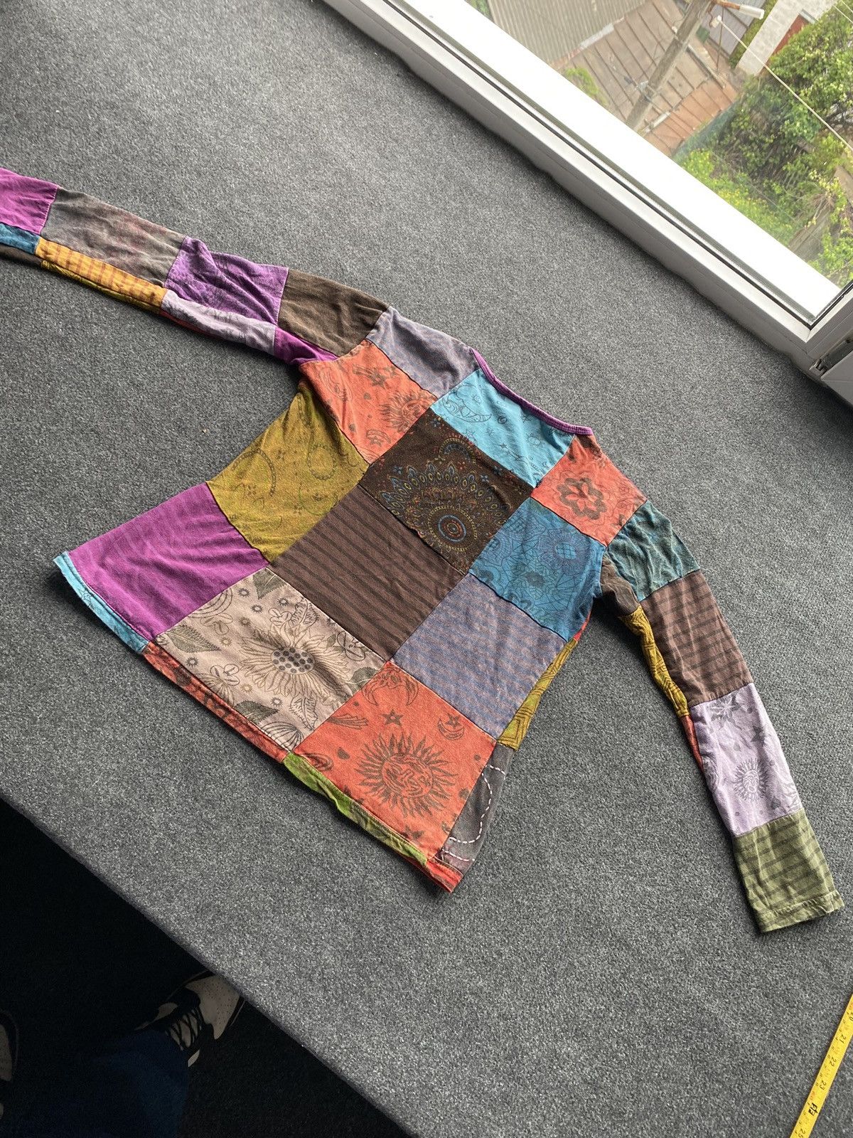 Other 🔥Opium Punk Gothic Patchwork Long Sleeve Distressed Nepal L Size L / US 10 / IT 46 - 9 Thumbnail
