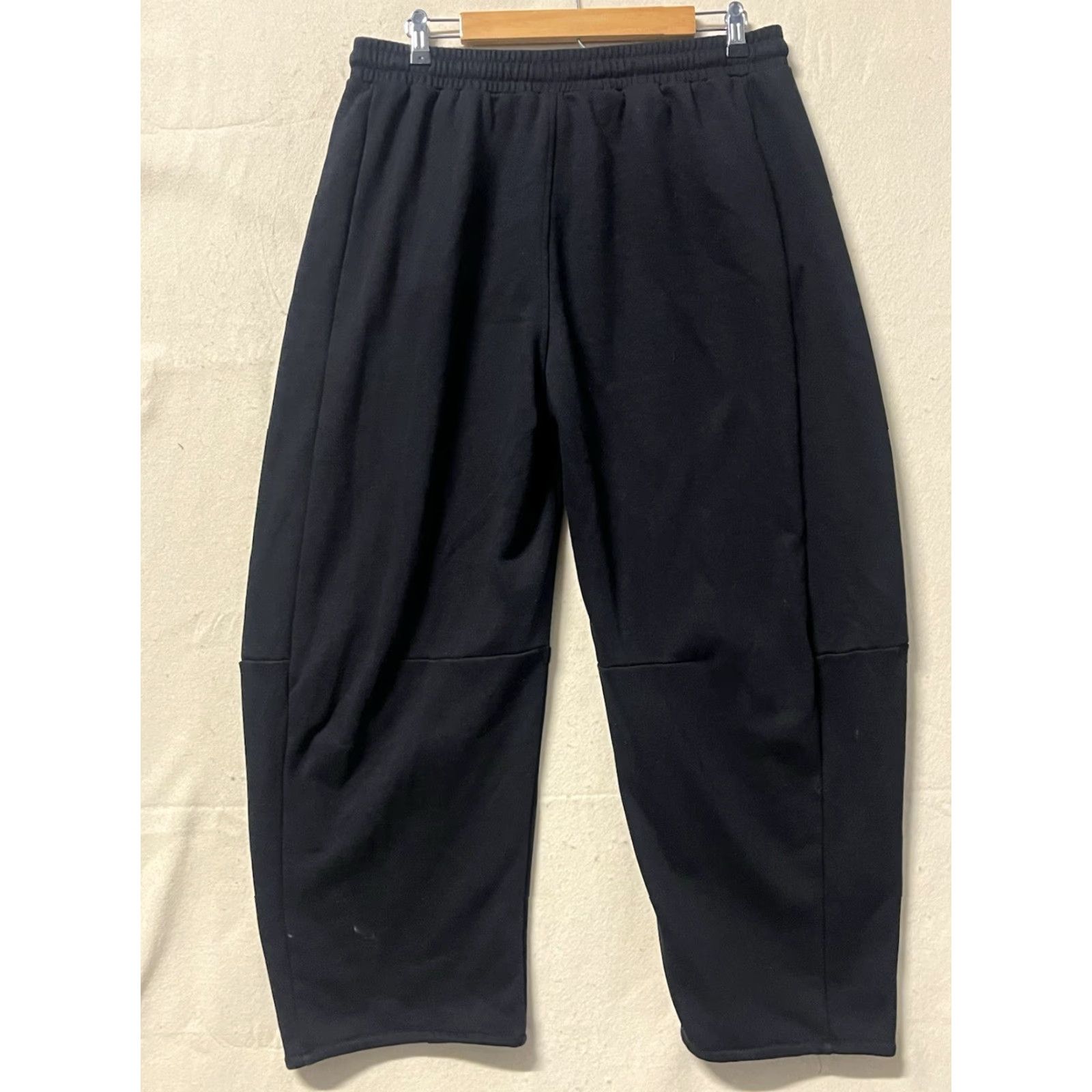 Vintage Lepunuo Men Sweatpants Fleece Joggers Black XL Regular Drawstring Straight Leg Activewear Cotton Blend Trousers Pants Jogging Pants Men’s Size US 36 / EU 52 - 2 Thumbnail